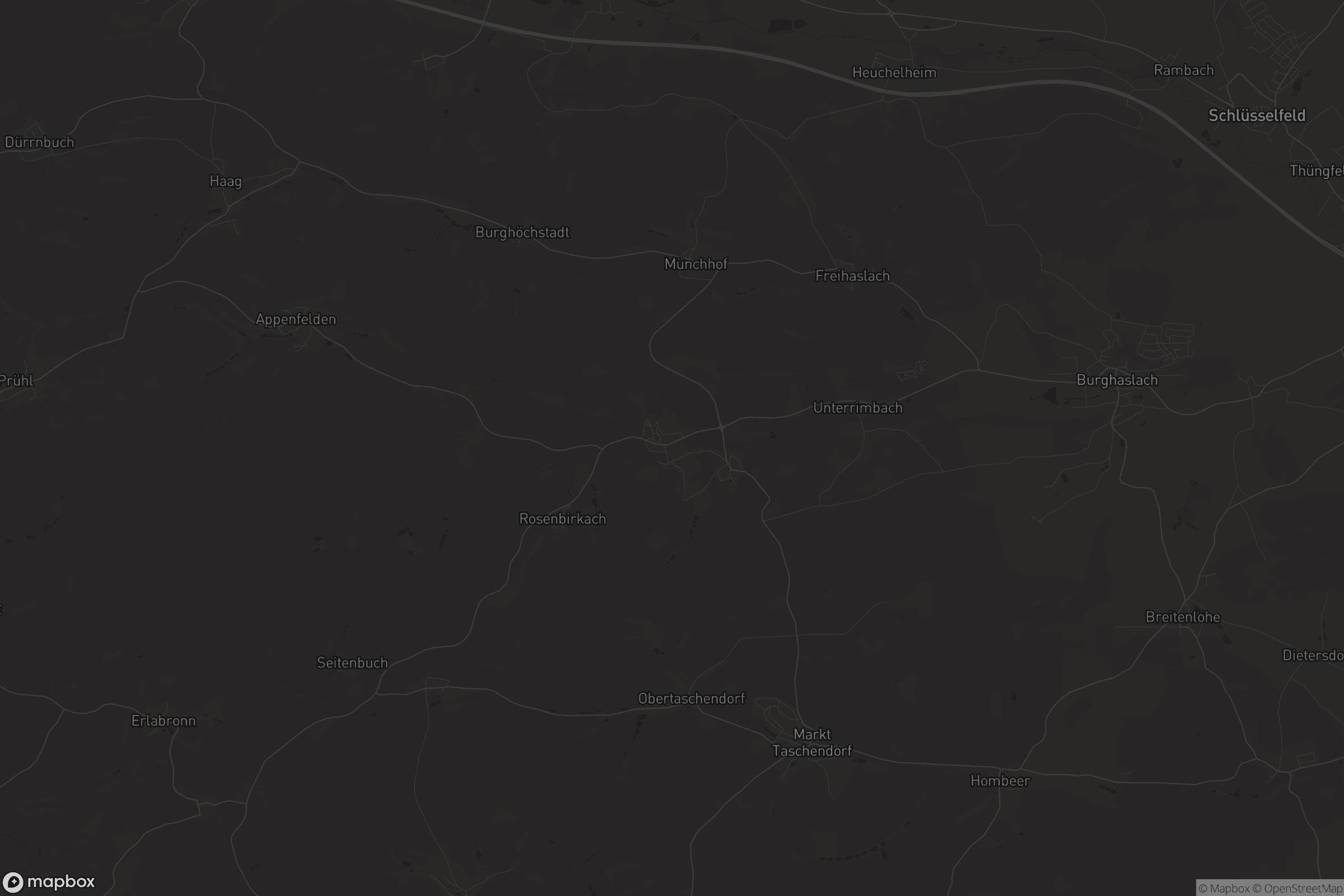 Karte von Oberrimbach