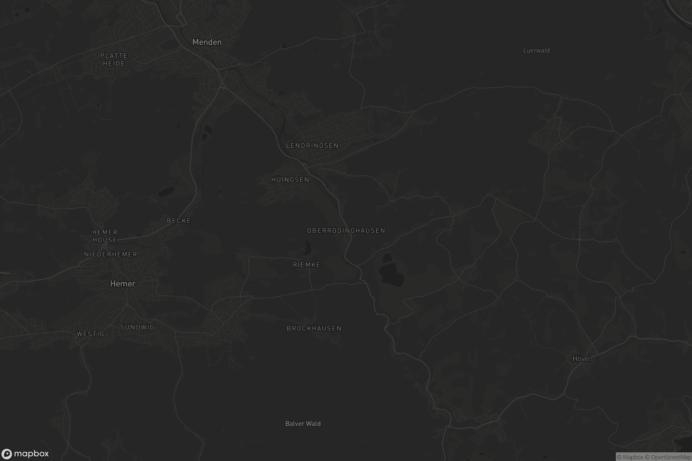 Karte von Oberrödinghausen