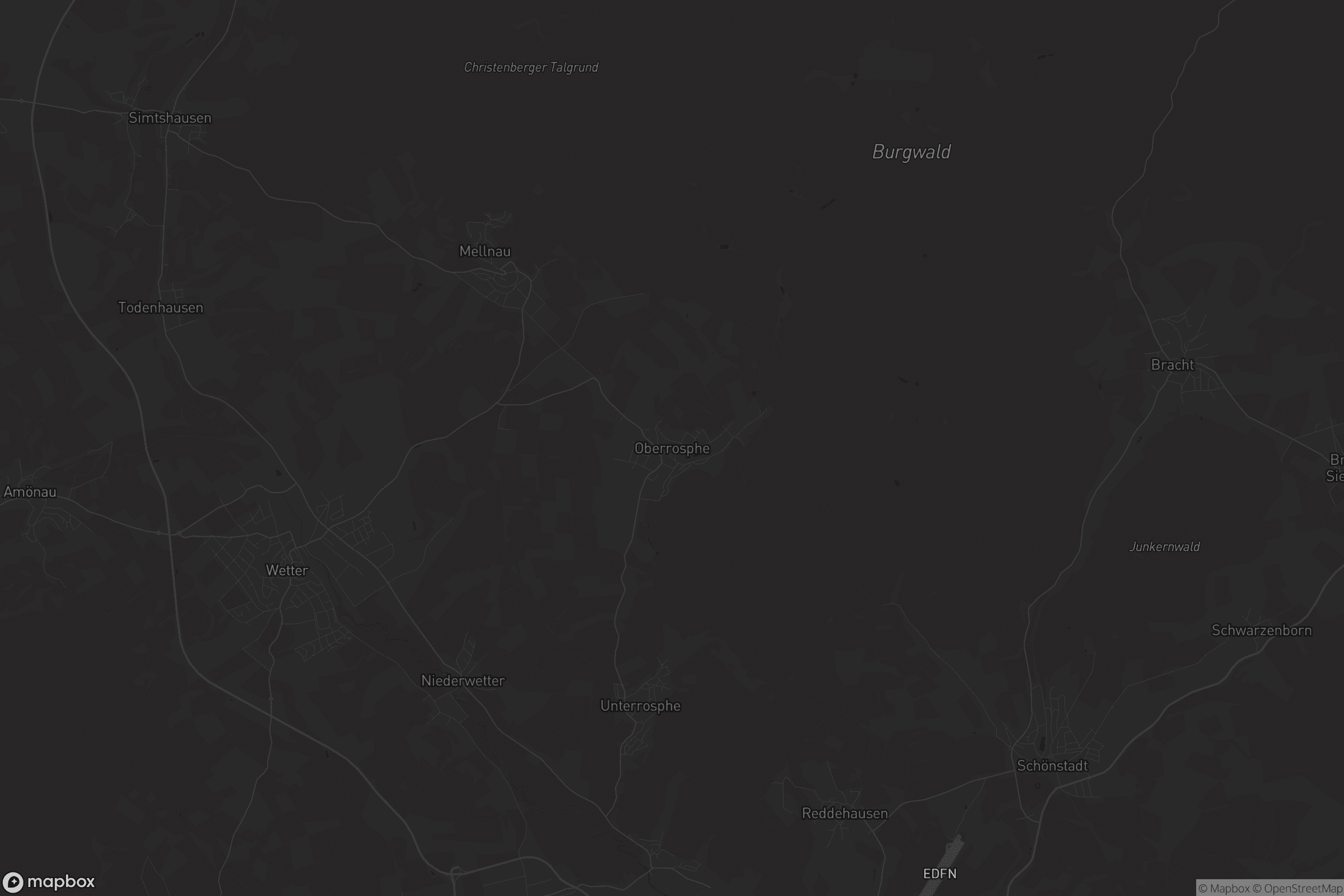 Karte von Oberrosphe