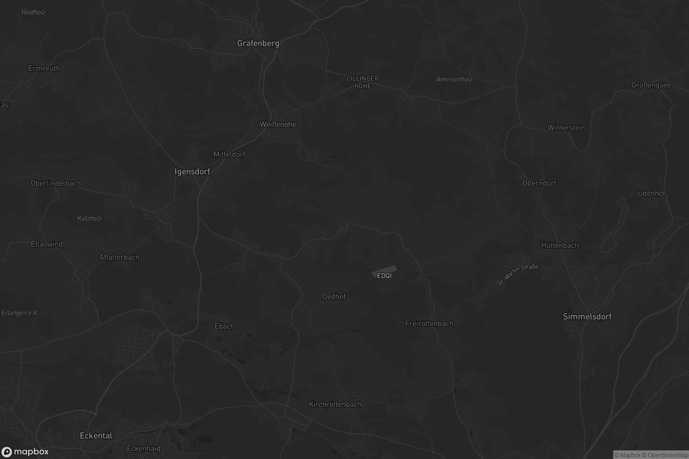 Karte von Oberrüsselbach