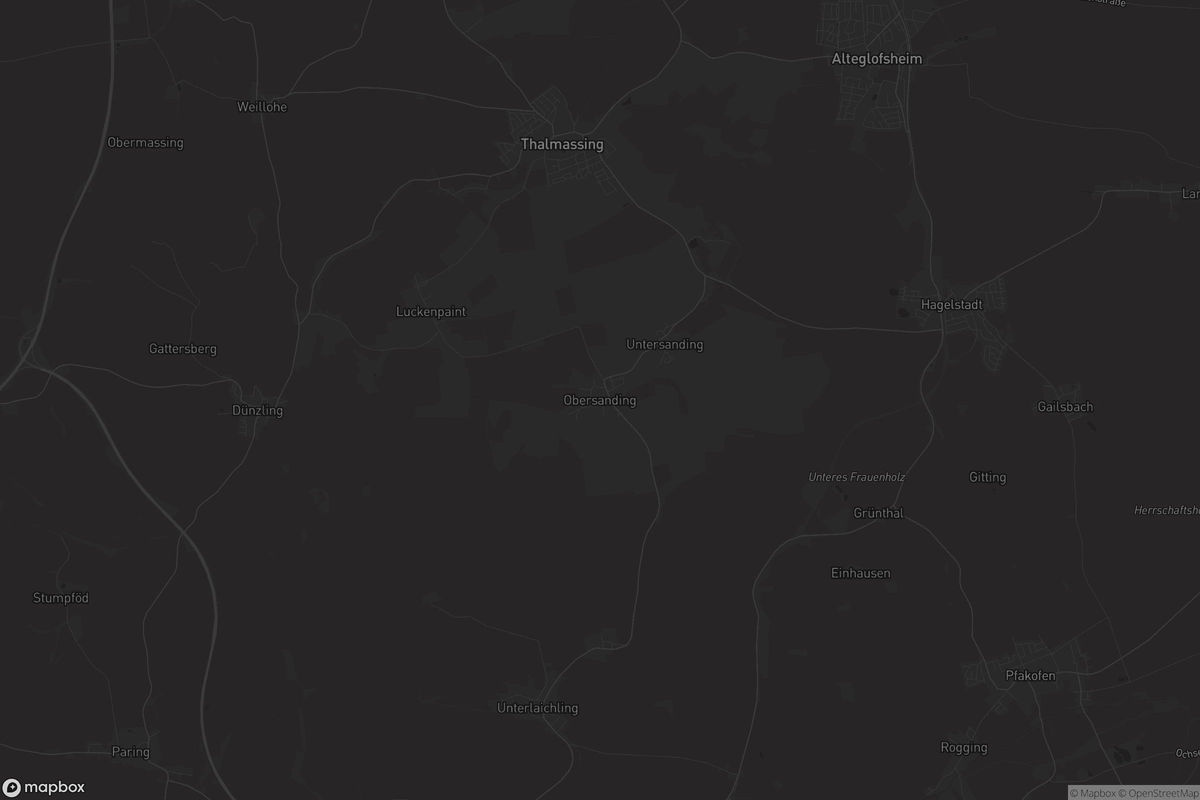 Karte von Obersanding