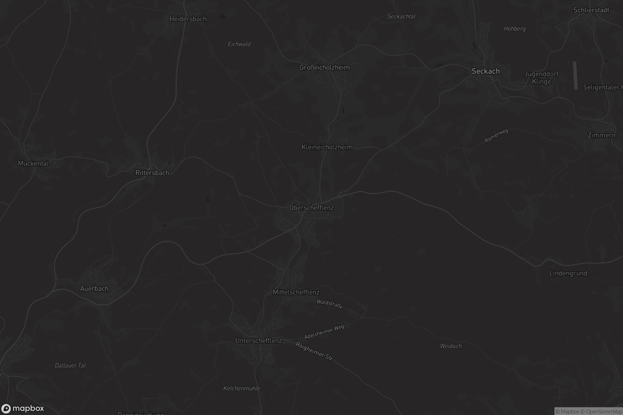 Karte von Oberschefflenz