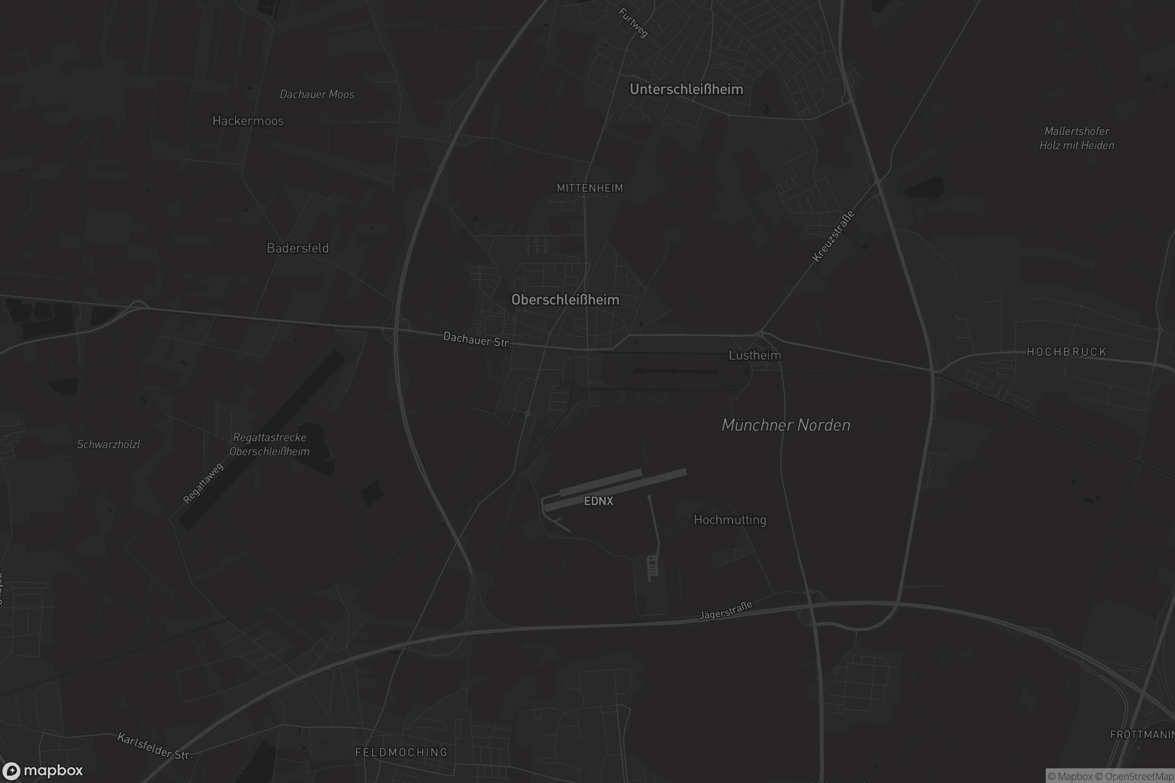 Karte von Oberschleißheim