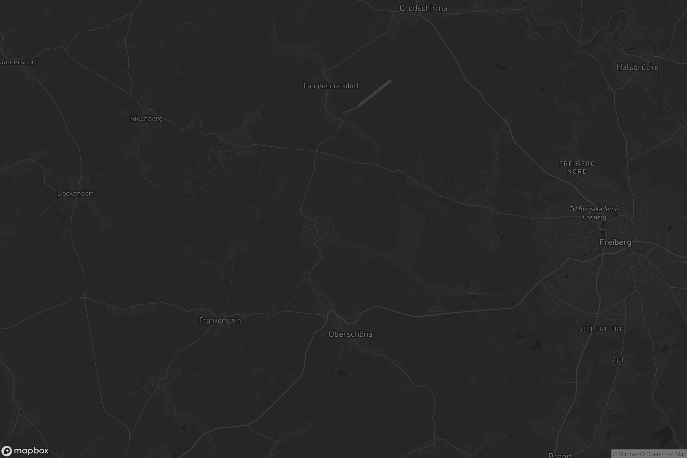 Karte von Oberschöna