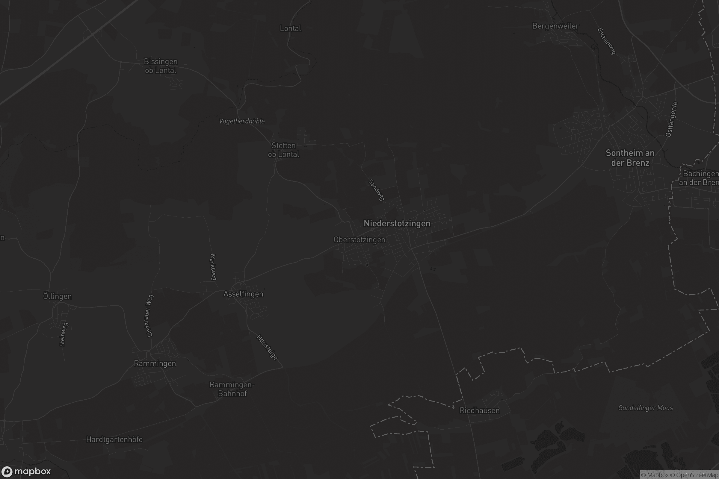 Karte von Oberstotzingen