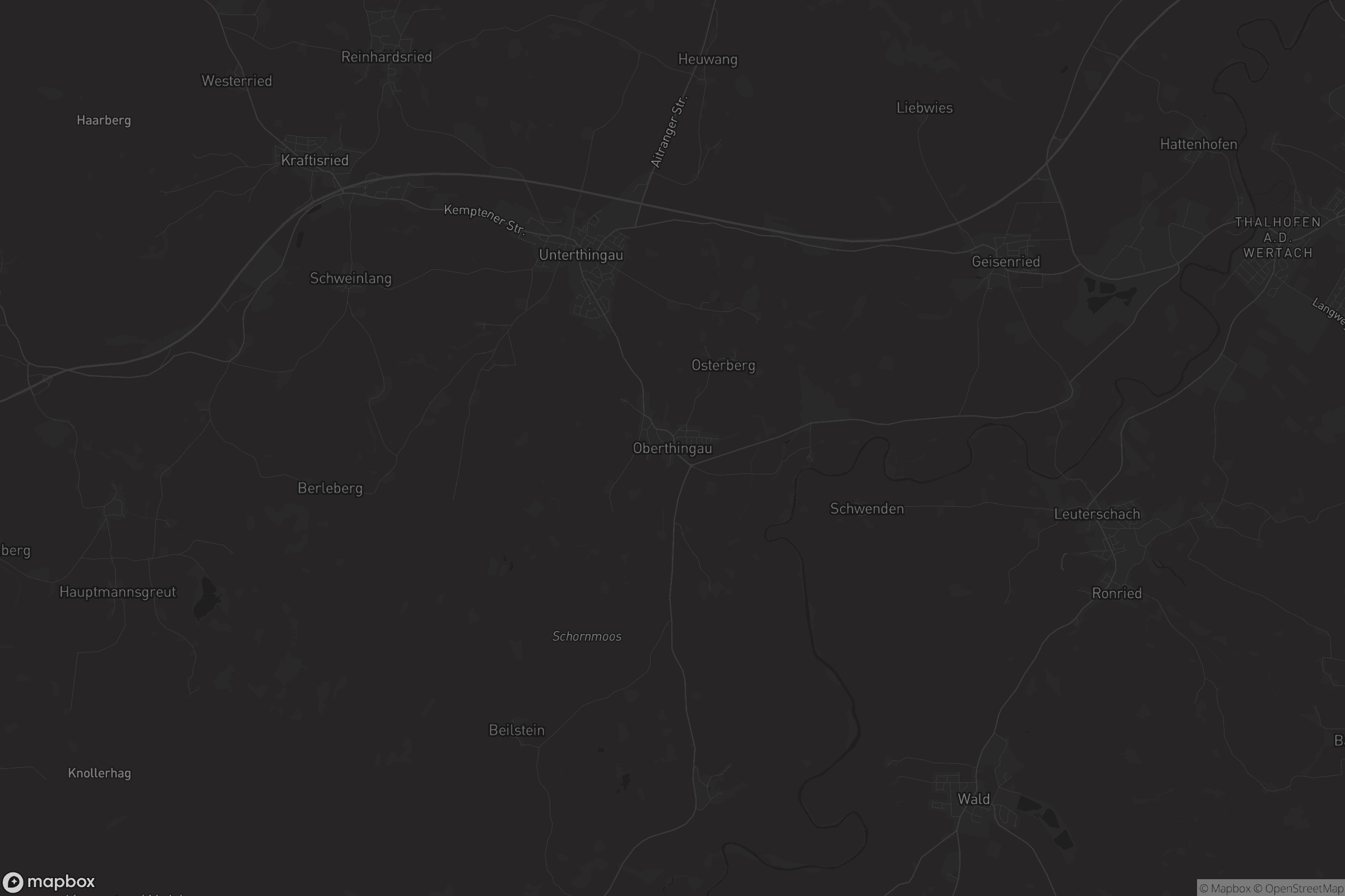 Karte von Oberthingau