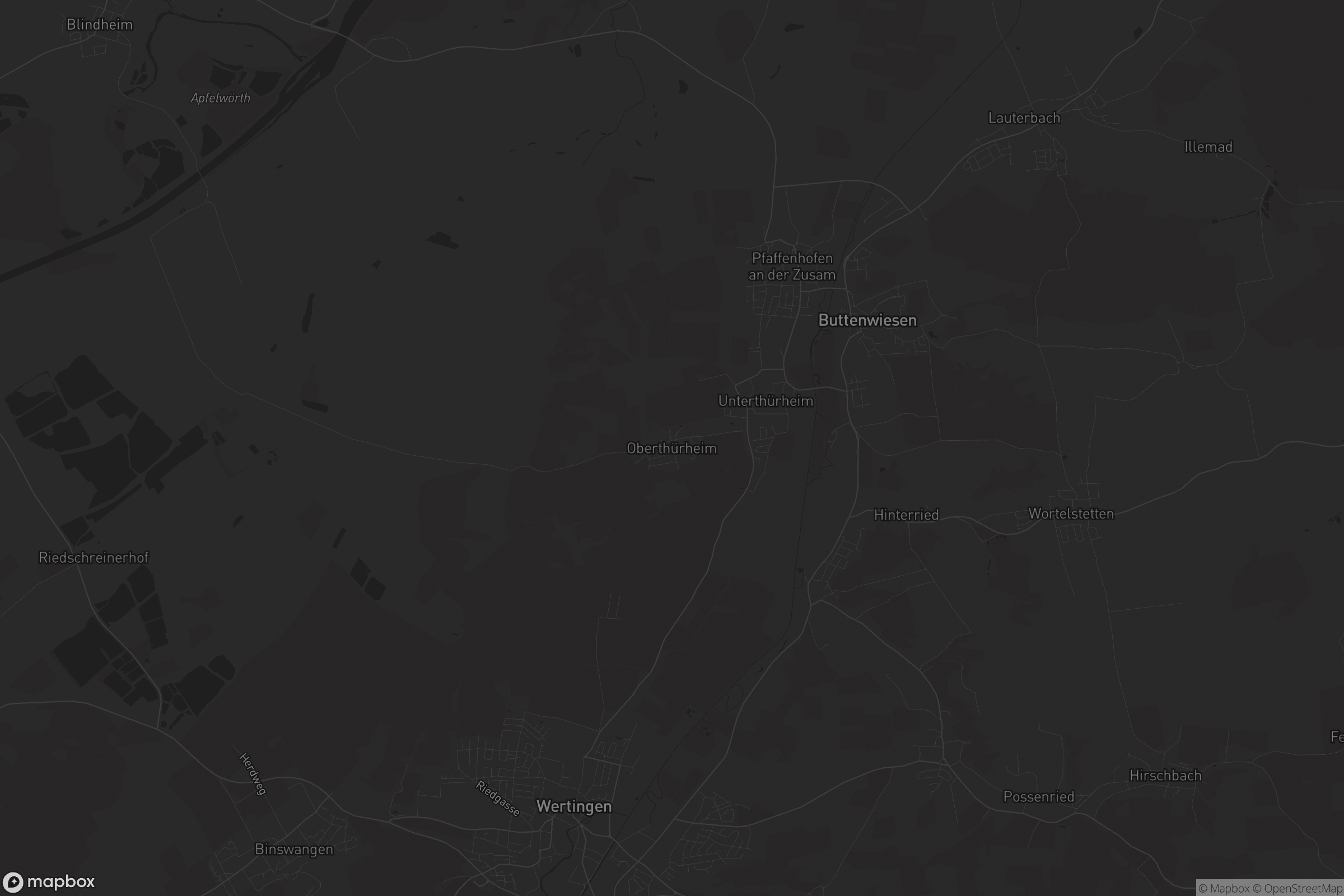 Karte von Oberthürheim