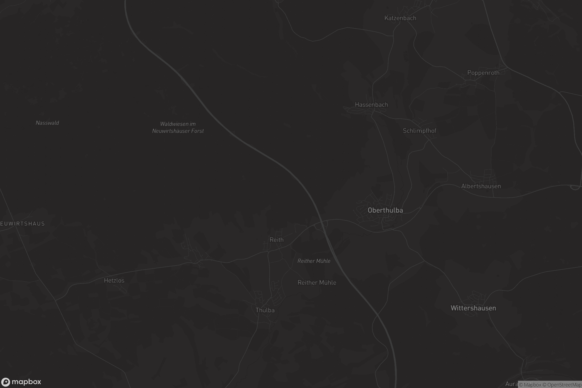 Karte von Oberthulba