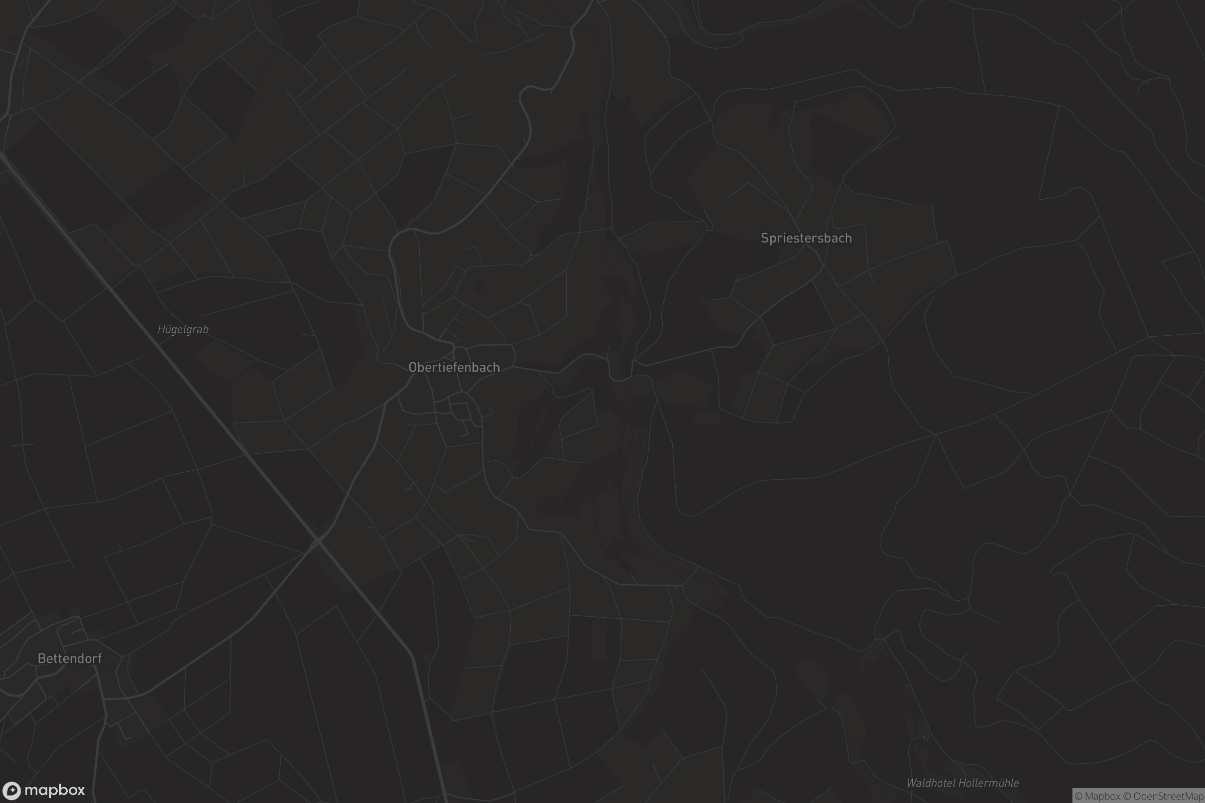 Karte von Obertiefenbach