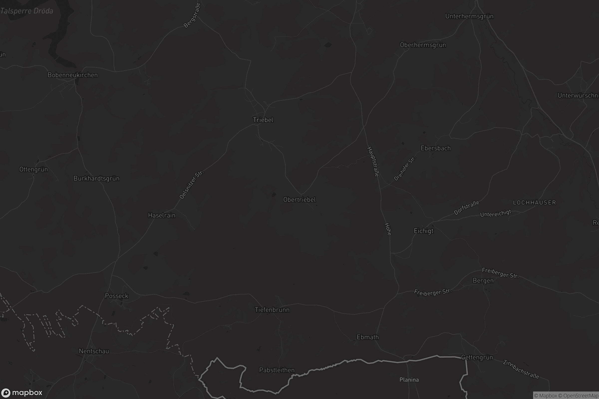 Karte von Obertriebel