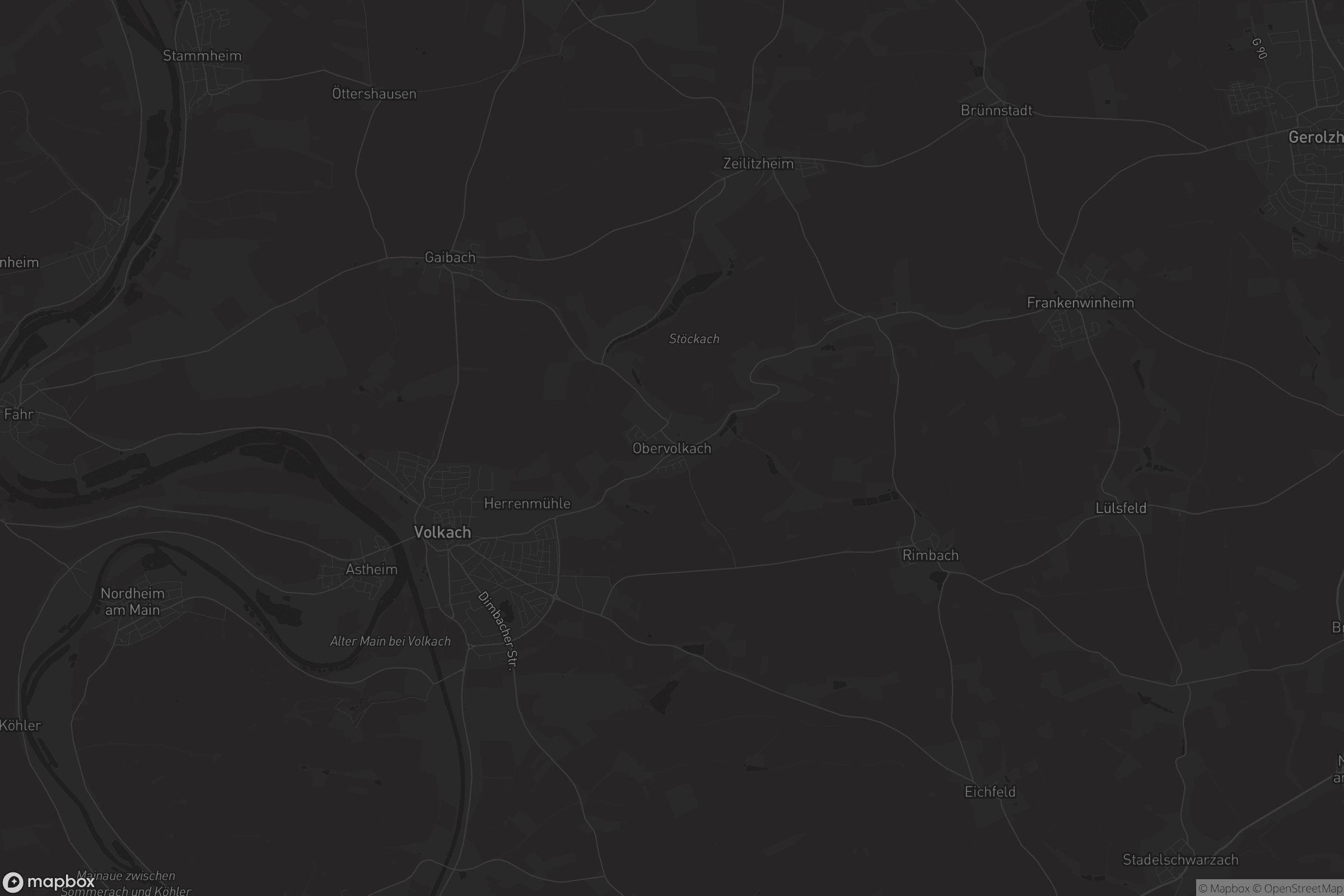 Karte von Obervolkach