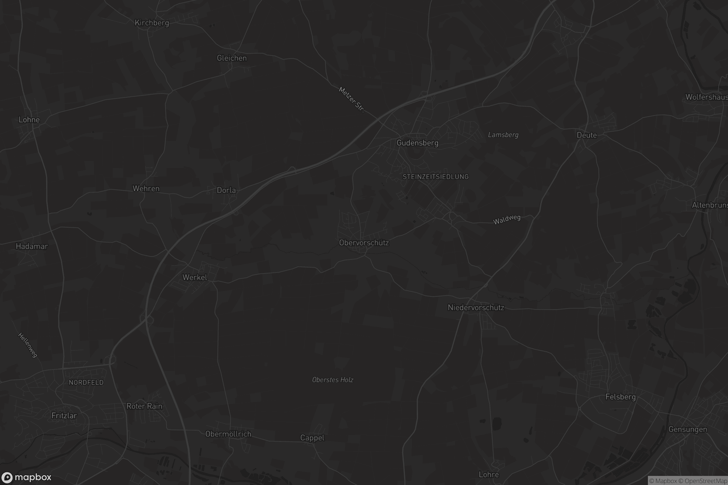 Karte von Obervorschütz