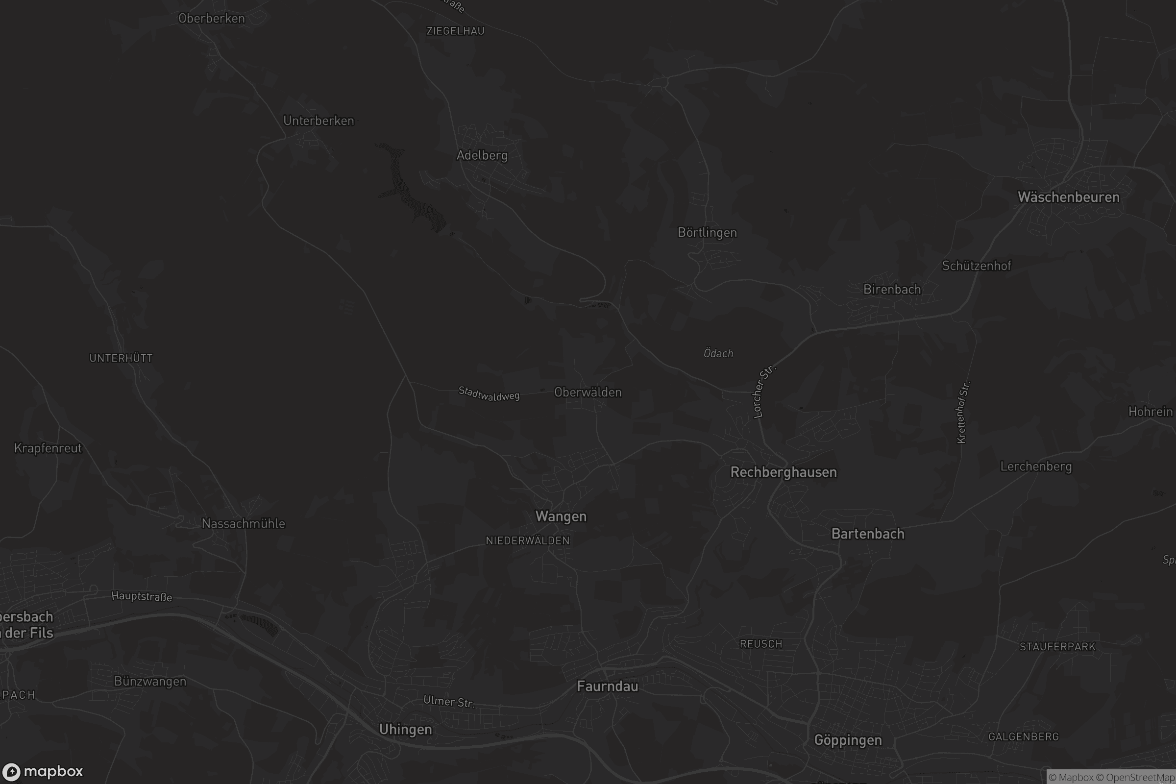 Karte von Oberwälden