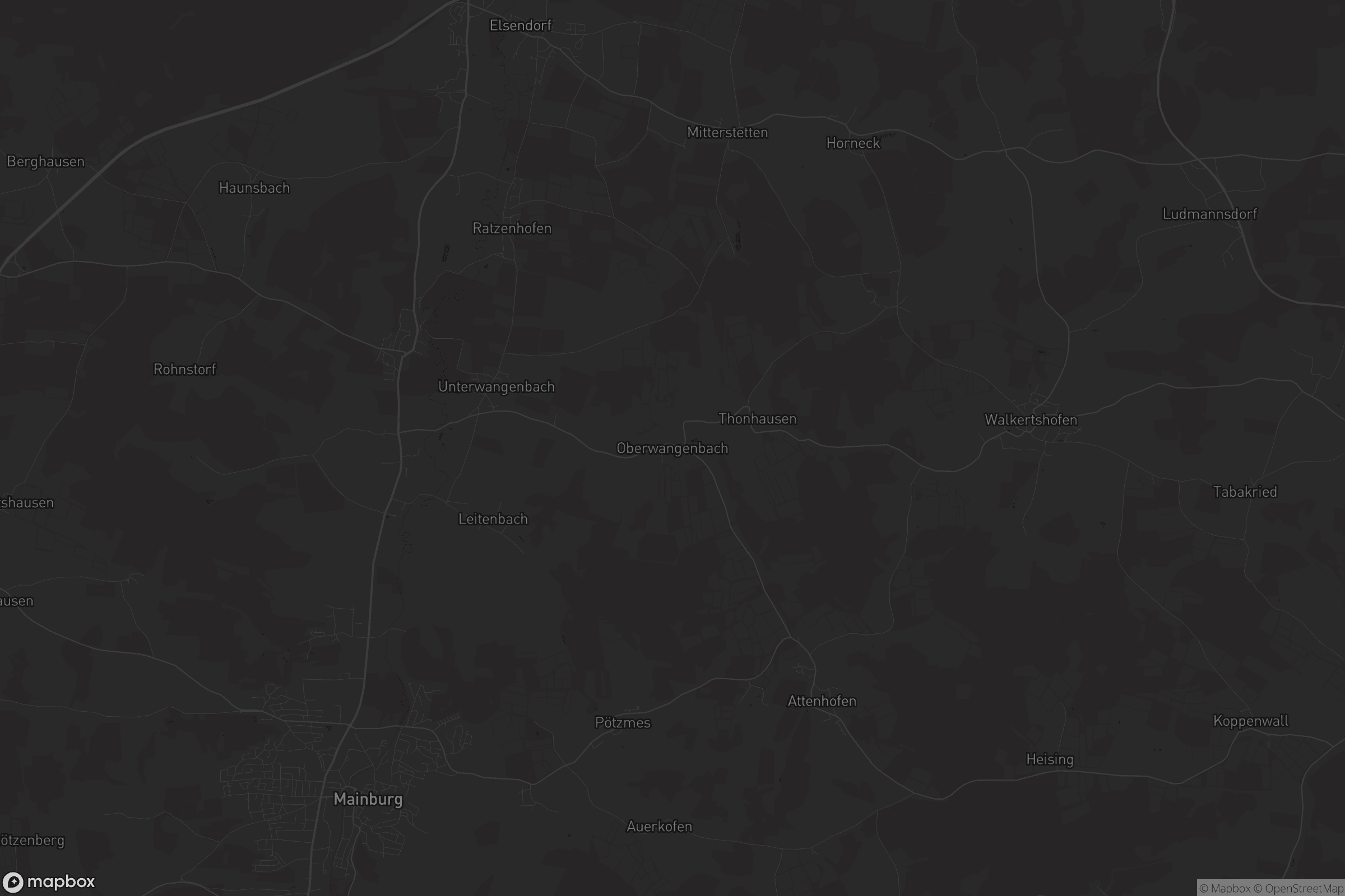 Karte von Oberwangenbach