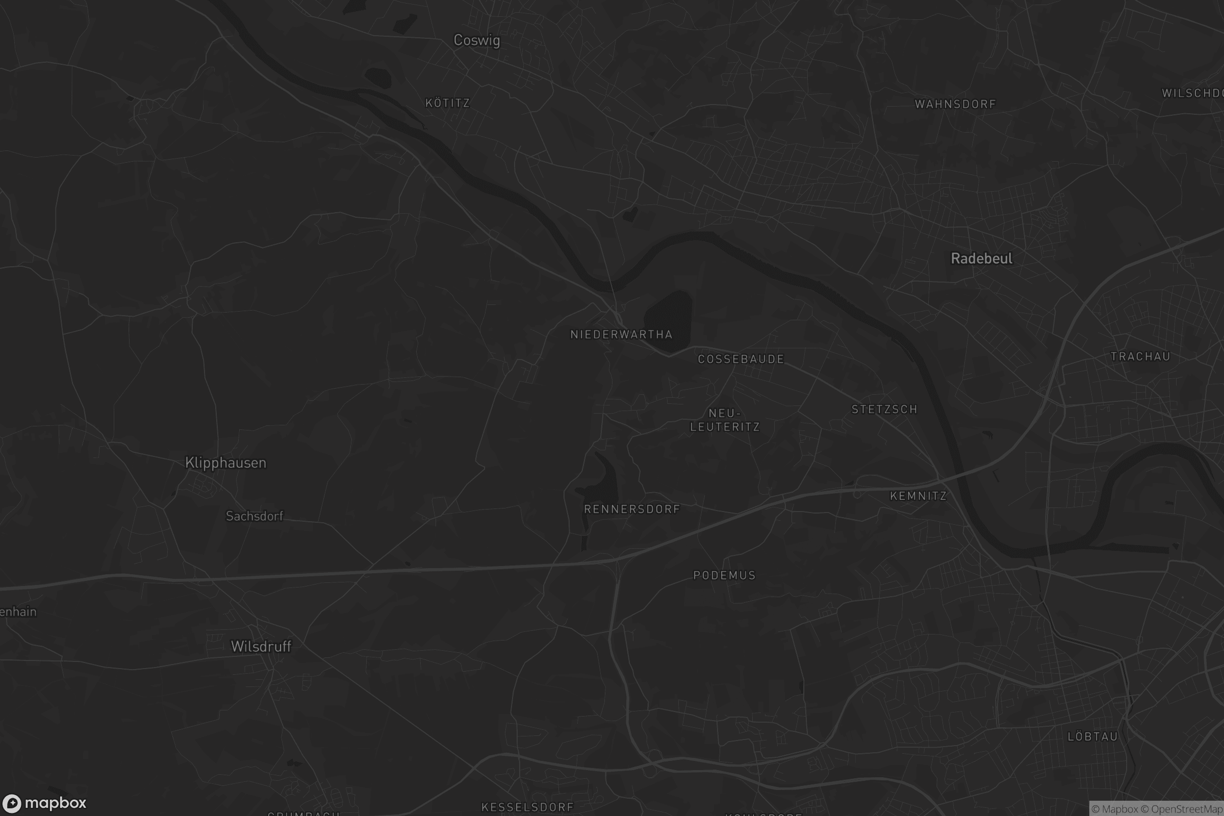 Karte von Oberwartha