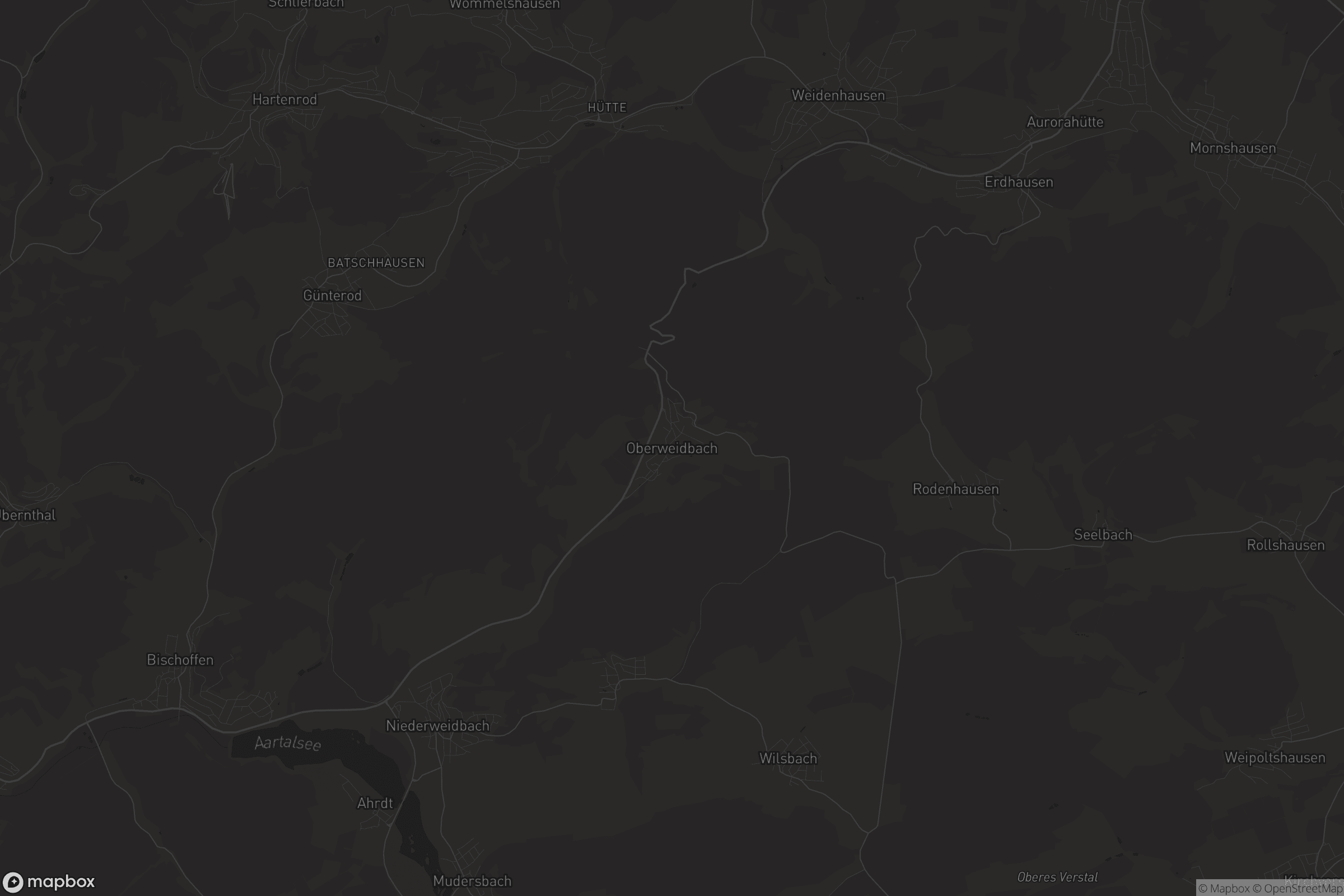 Karte von Oberweidbach