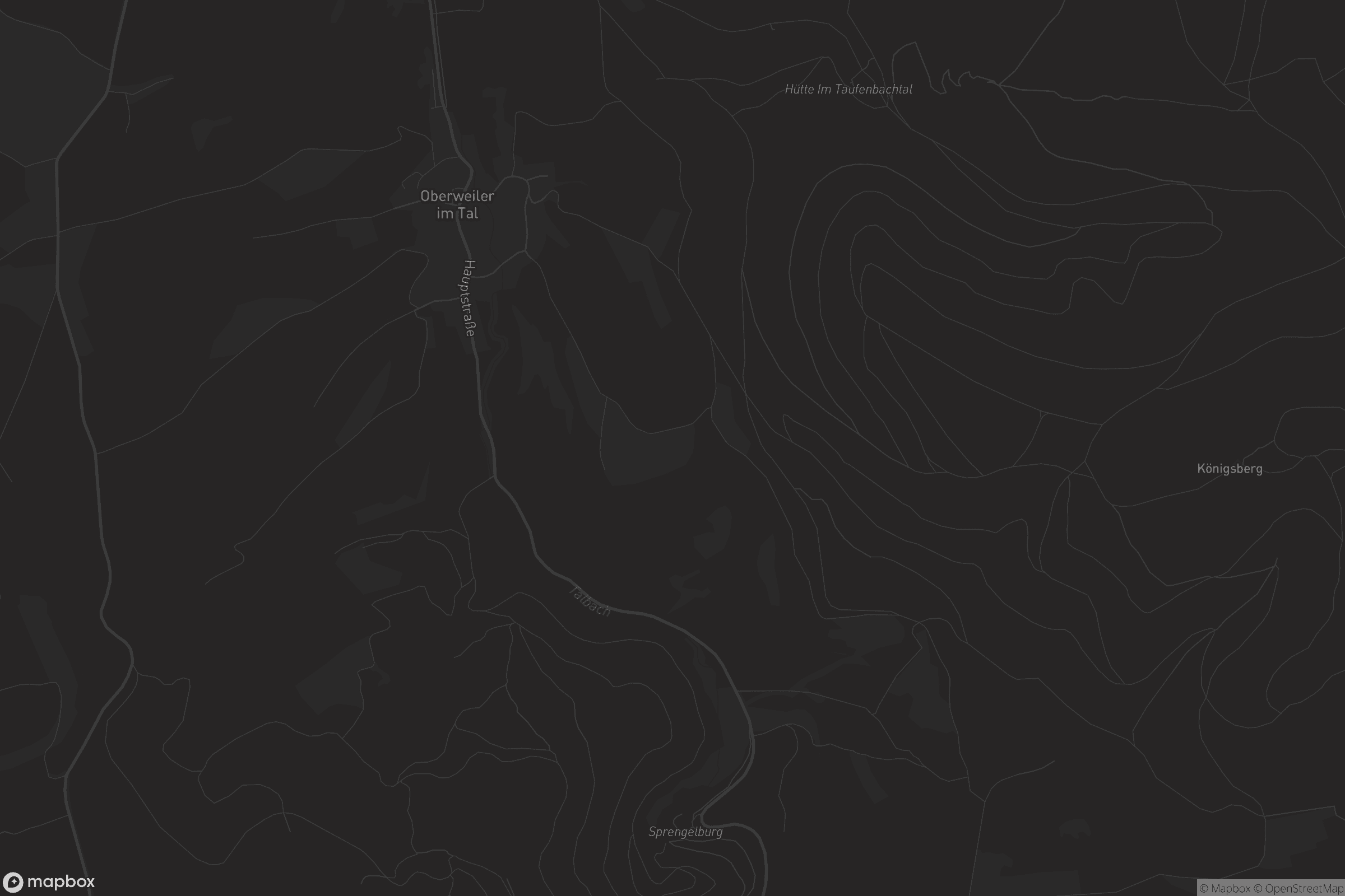 Karte von Oberweiler im Tal