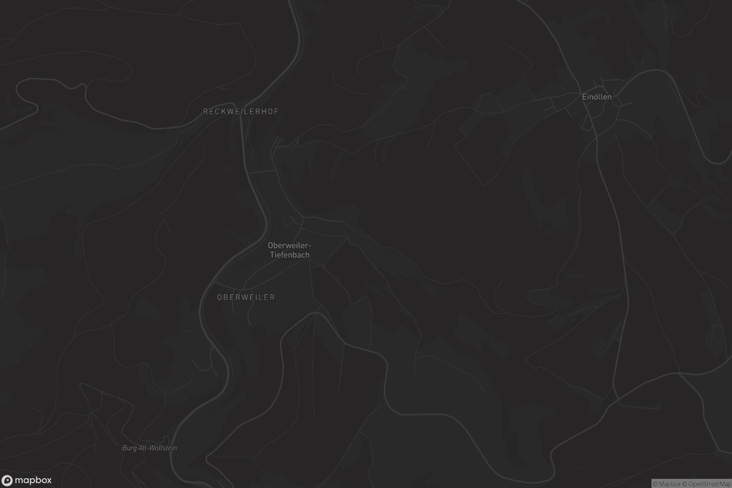 Karte von Oberweiler-Tiefenbach