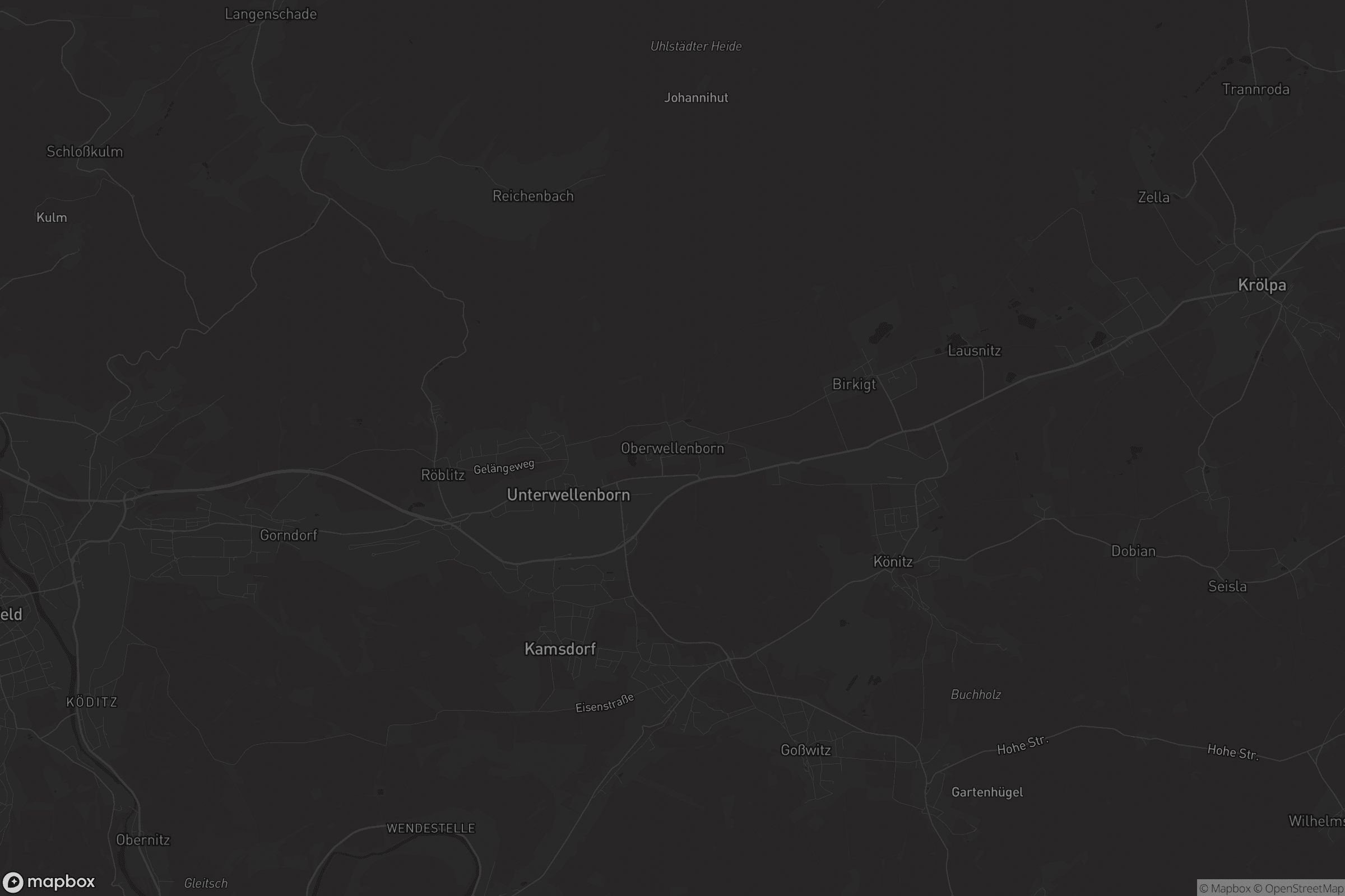 Karte von Oberwellenborn