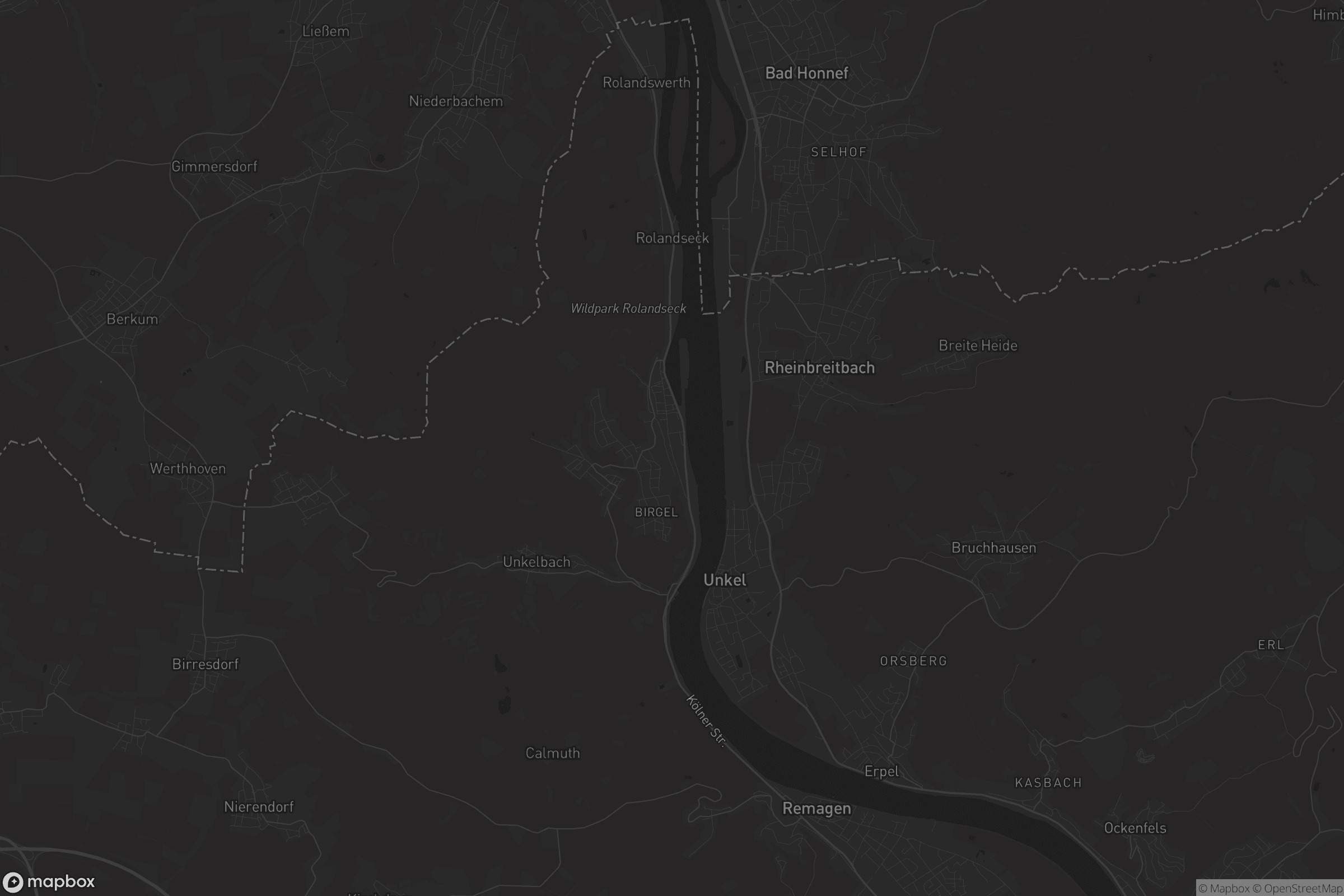 Karte von Oberwinter