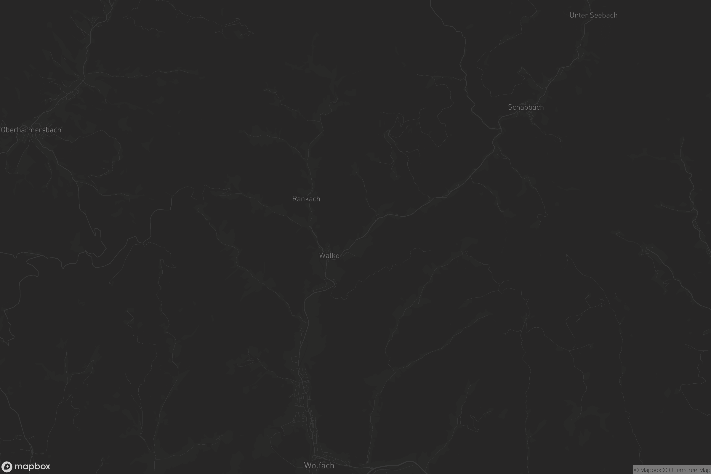 Karte von Oberwolfach