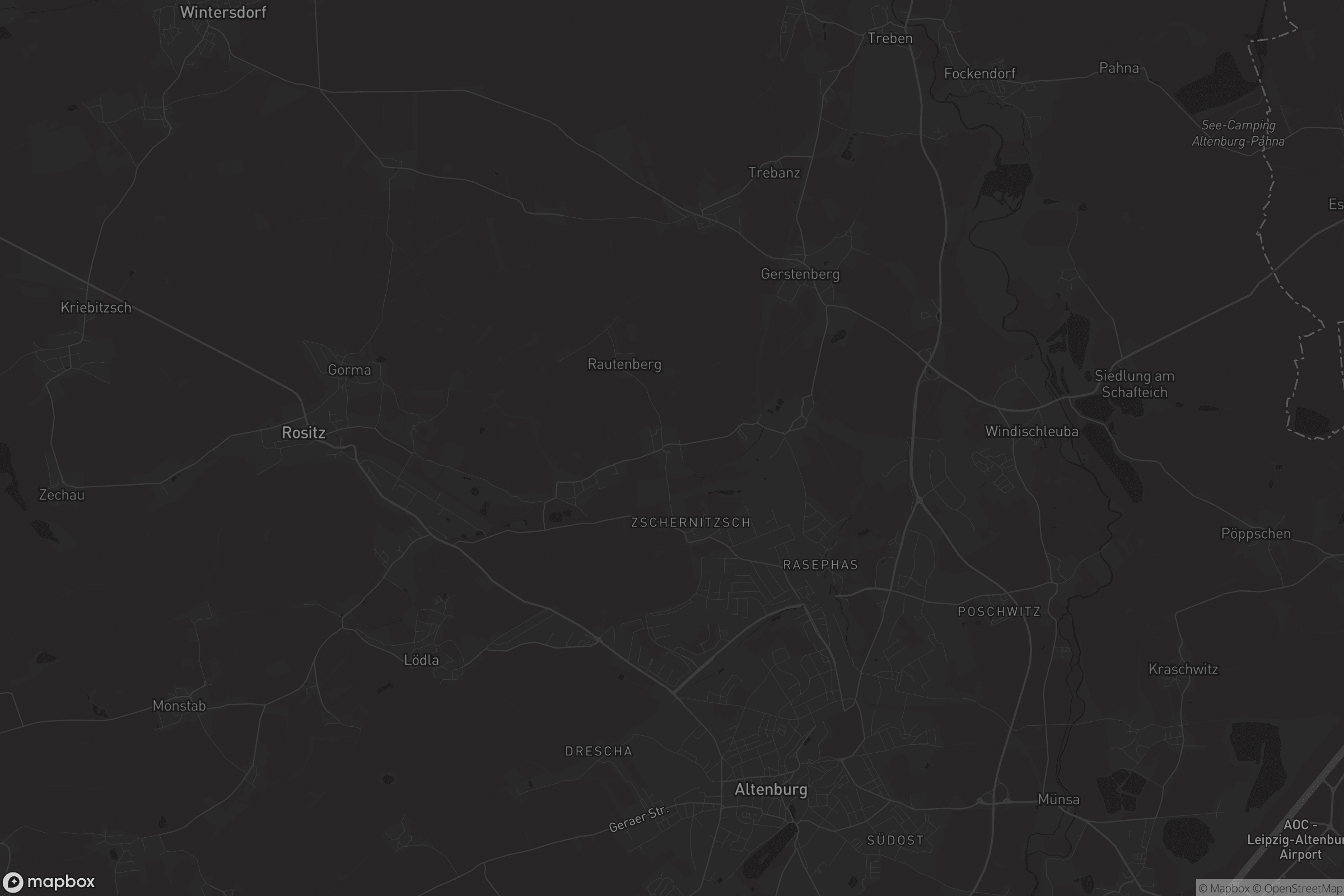 Karte von Oberzetzscha