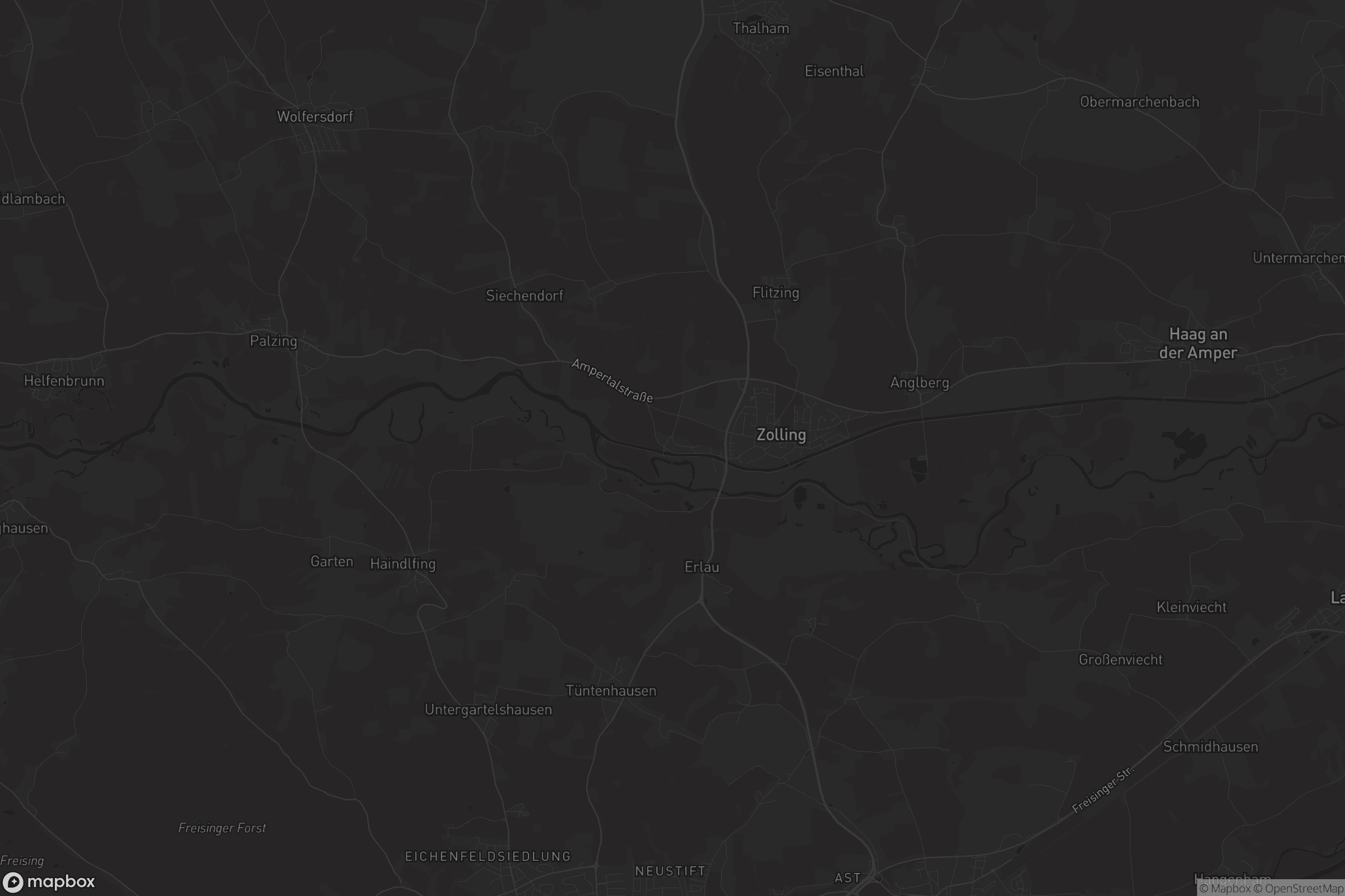 Karte von Oberzolling