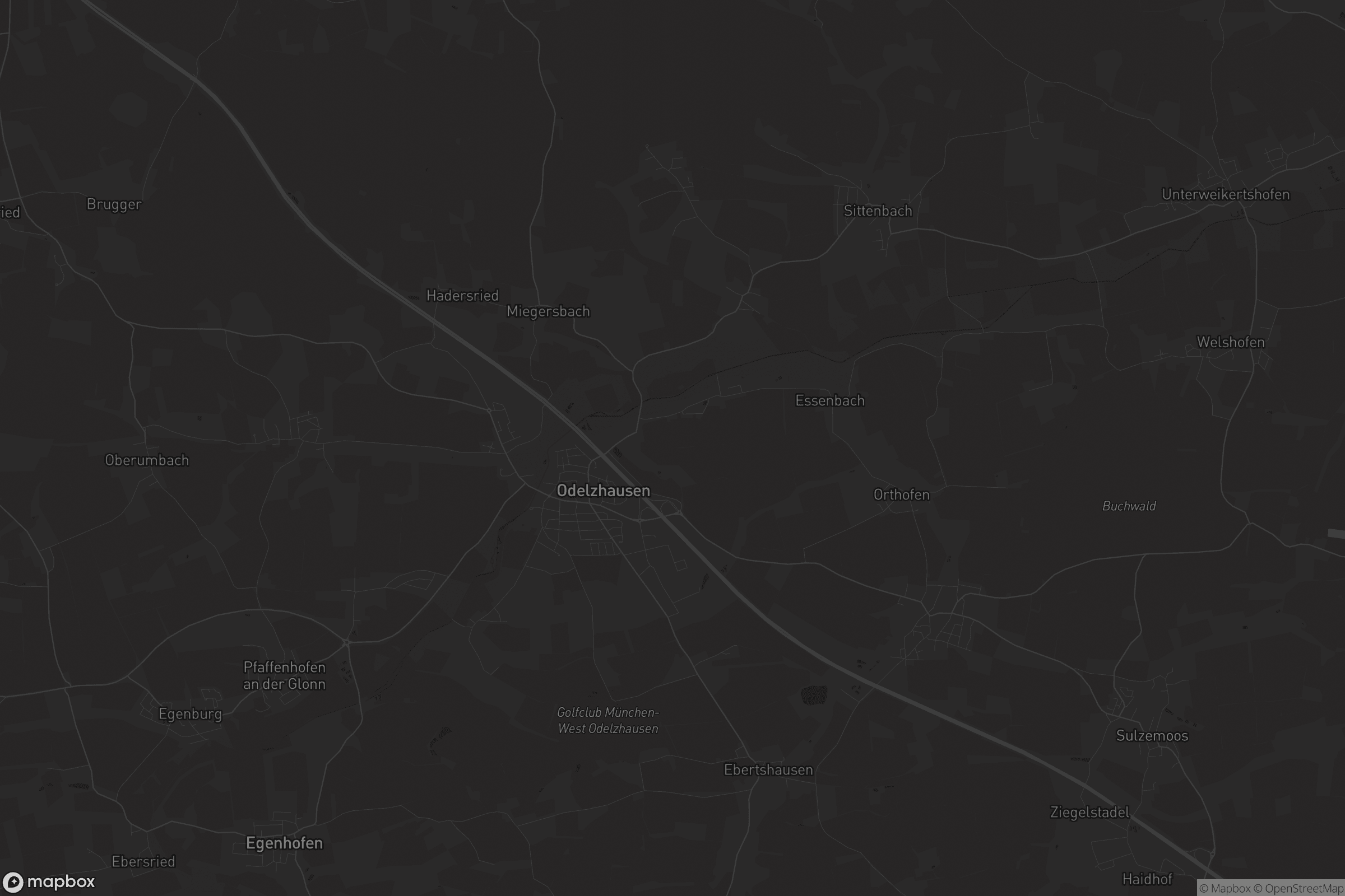 Karte von Odelzhausen