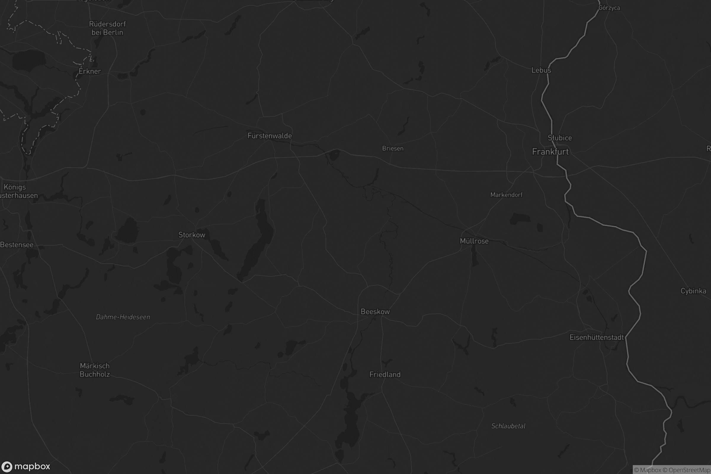 Karte von Oder-Spree