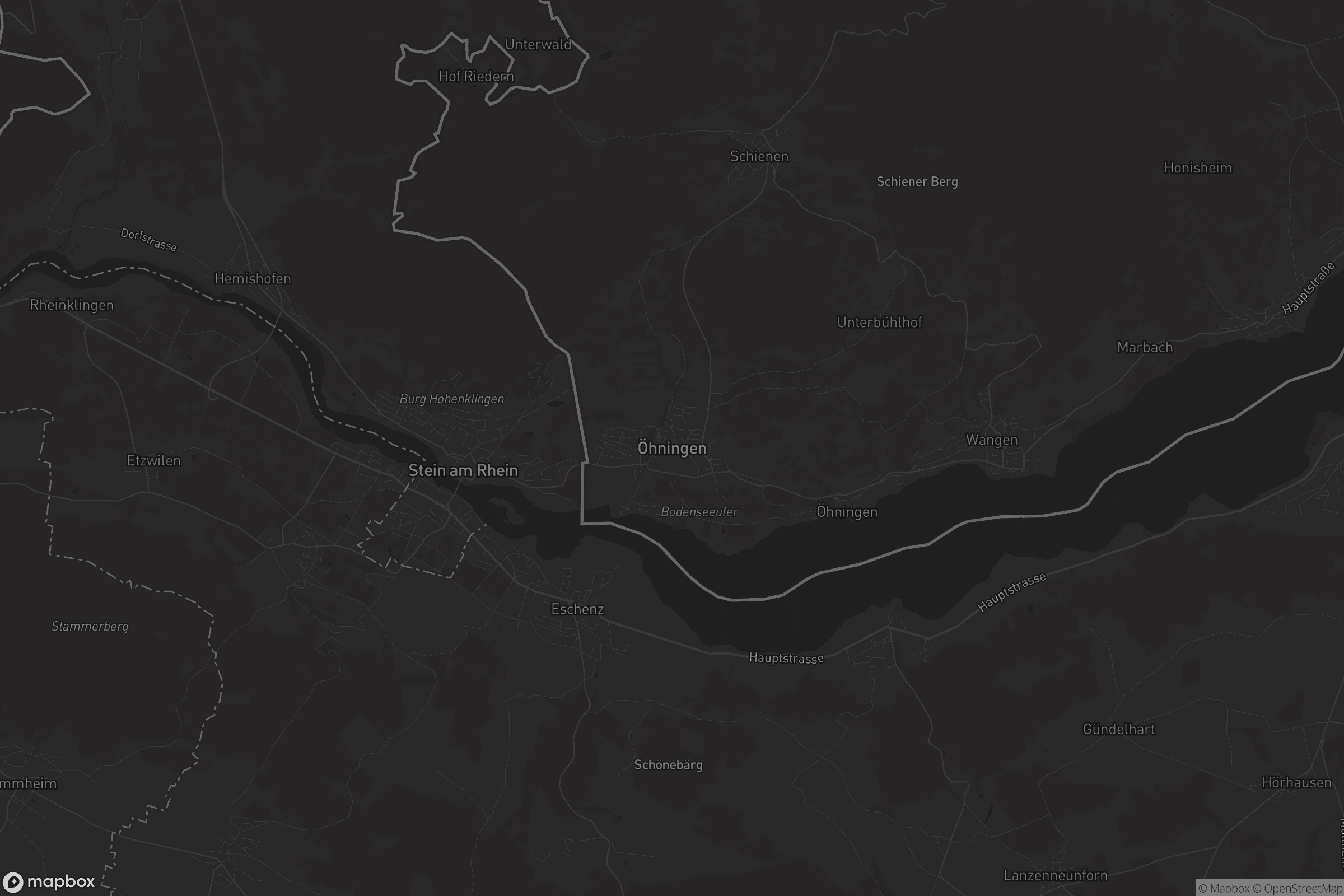 Karte von Öhningen (Bodensee)