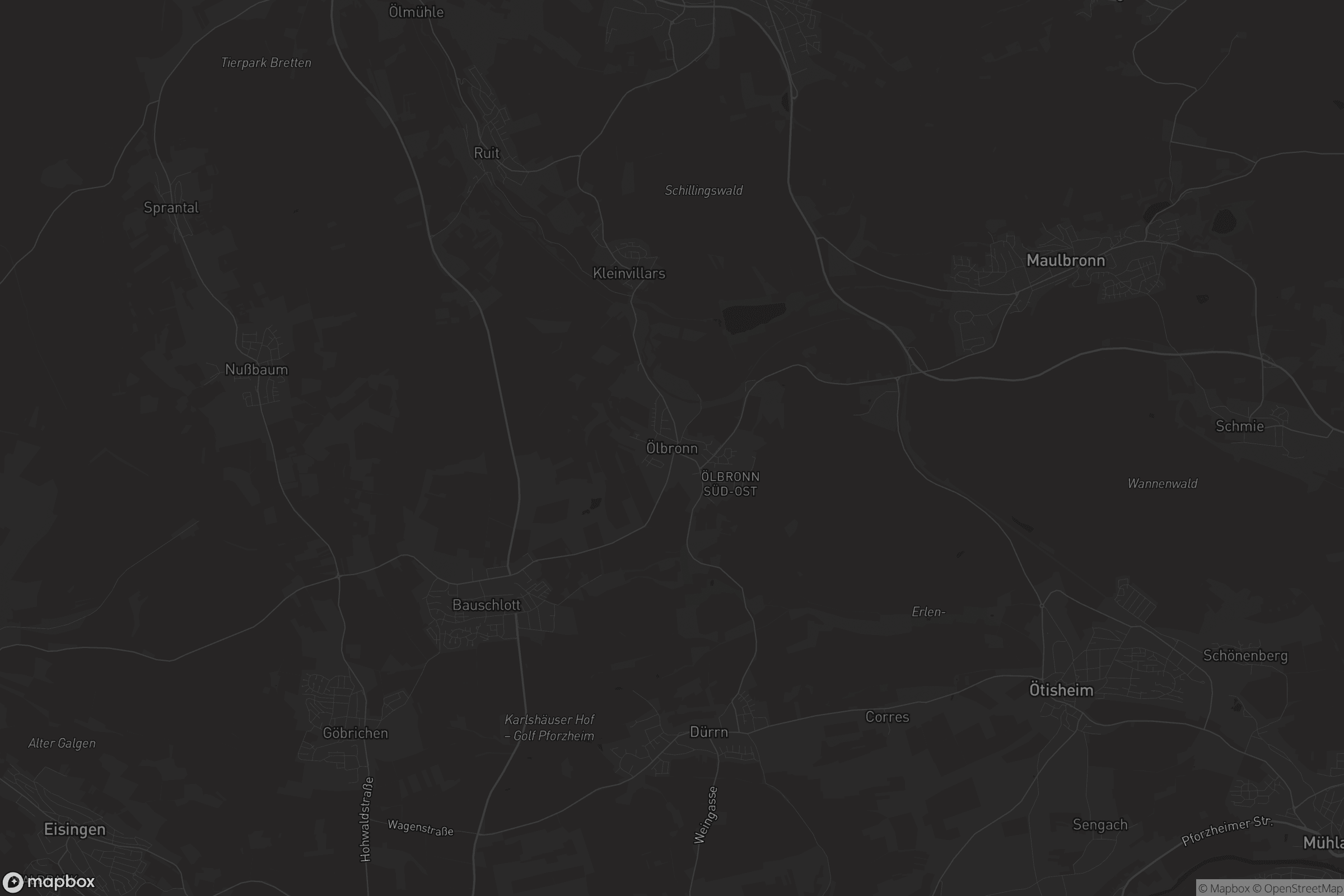 Karte von Ölbronn