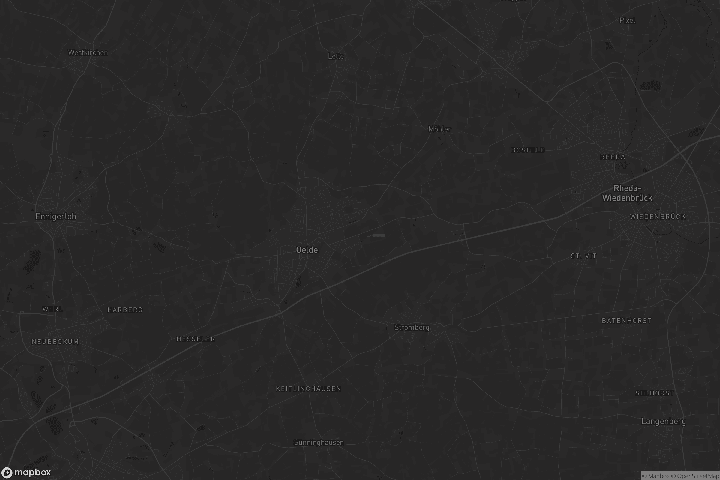 Karte von Oelde