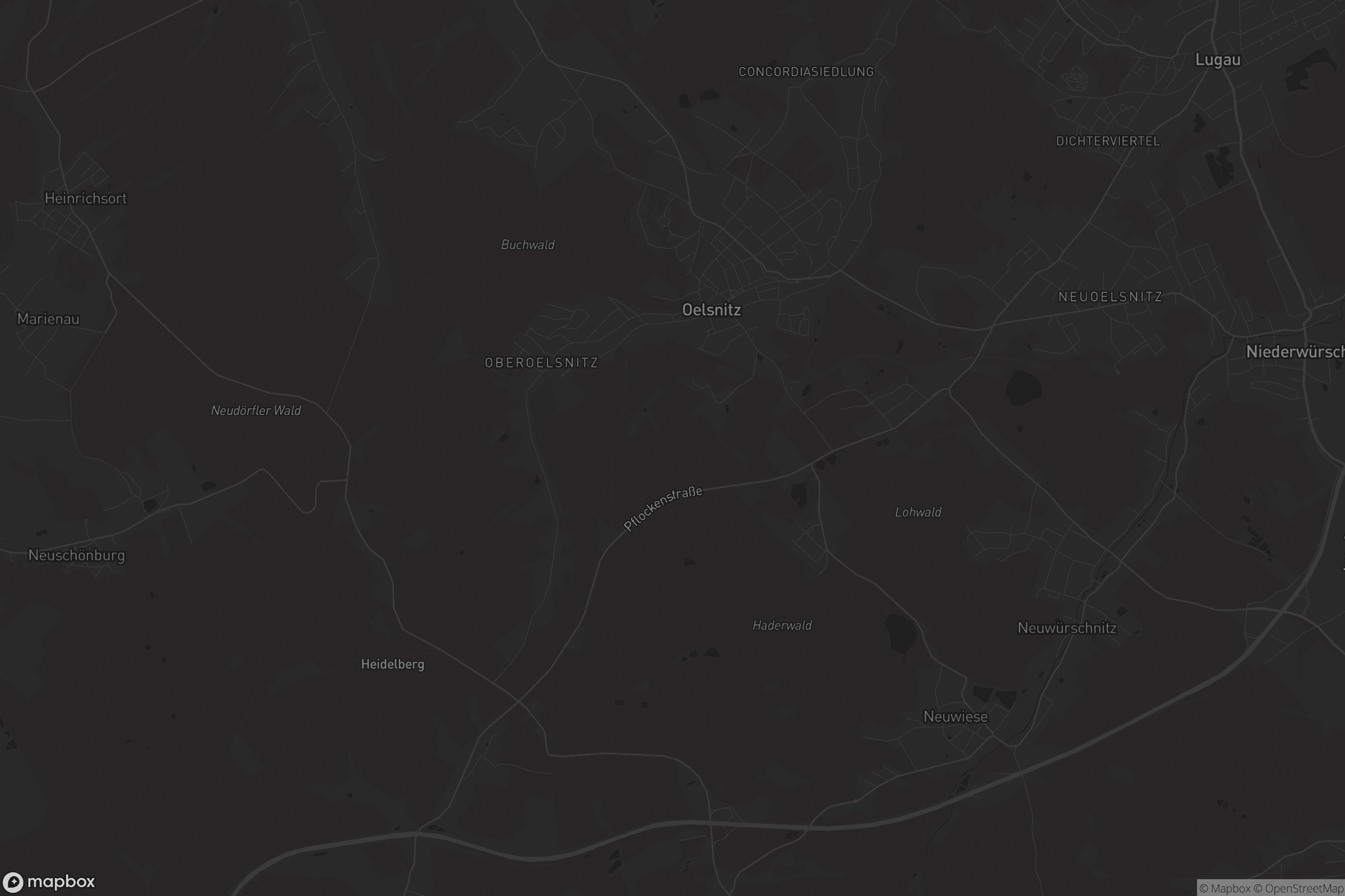 Karte von Oelsnitz/Erzgeb.