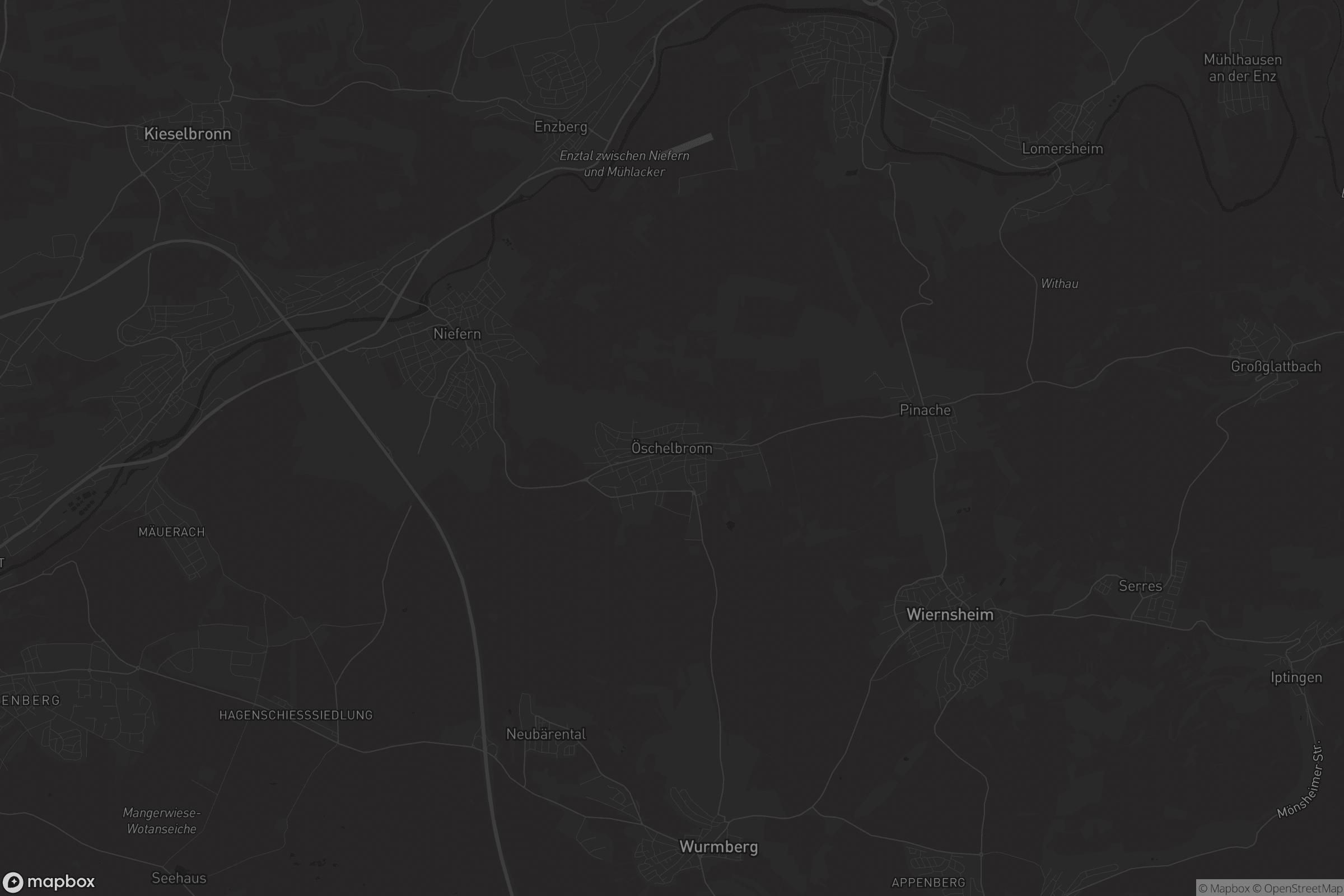 Karte von Öschelbronn