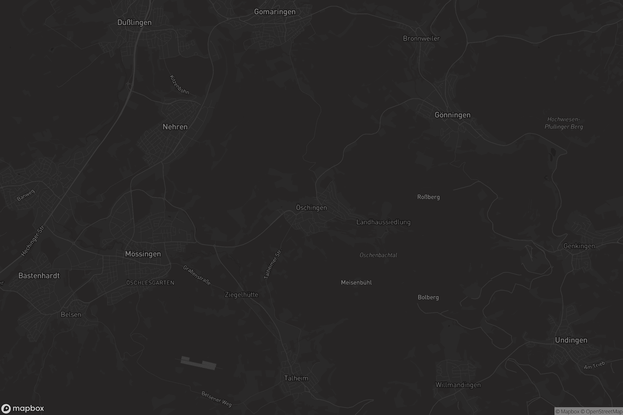 Karte von Öschingen