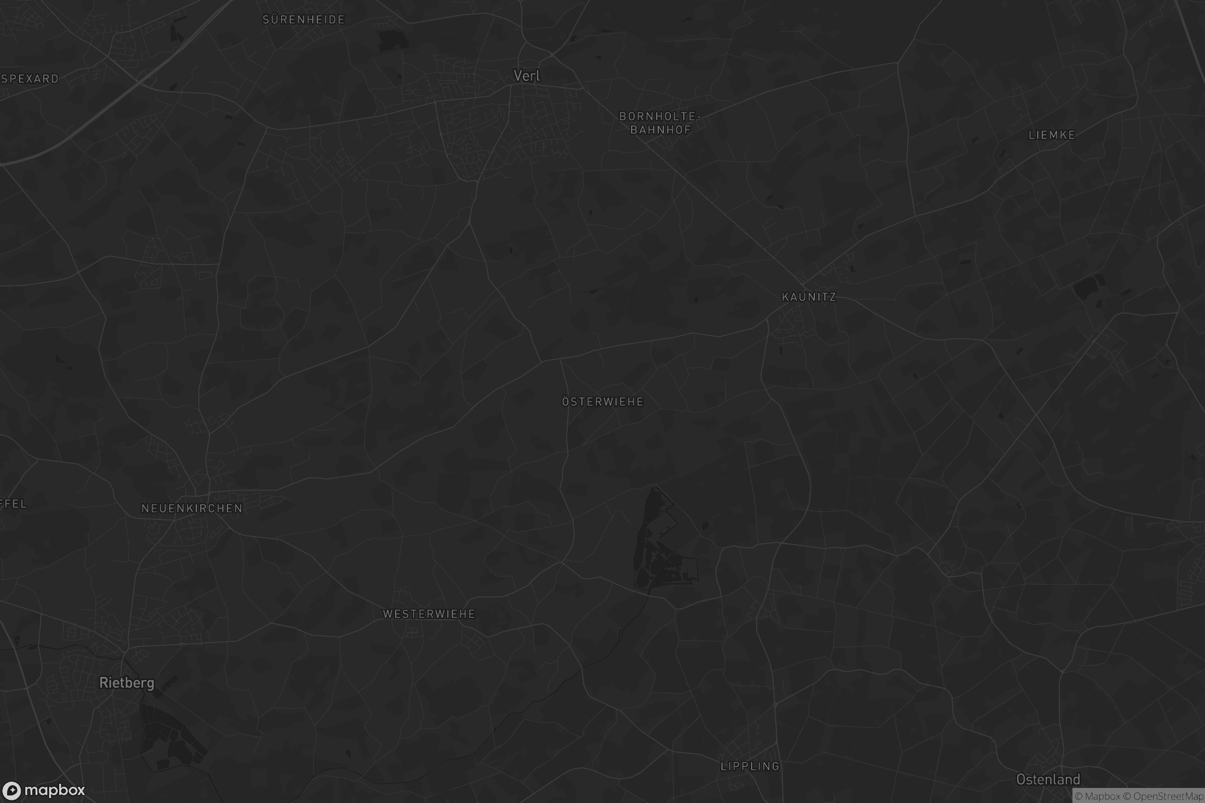 Karte von Österwiehe