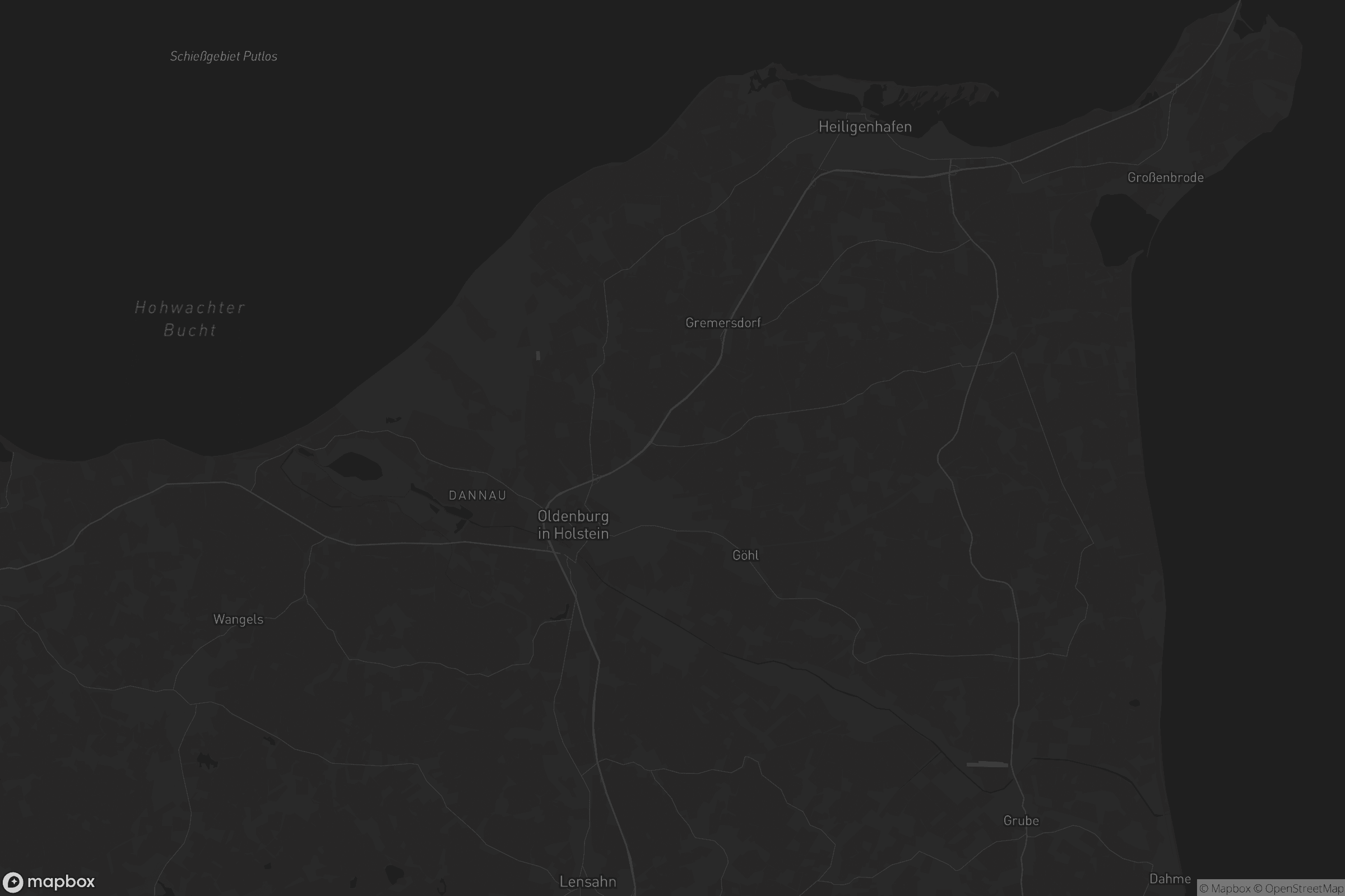 Karte von Oldenburg-Land