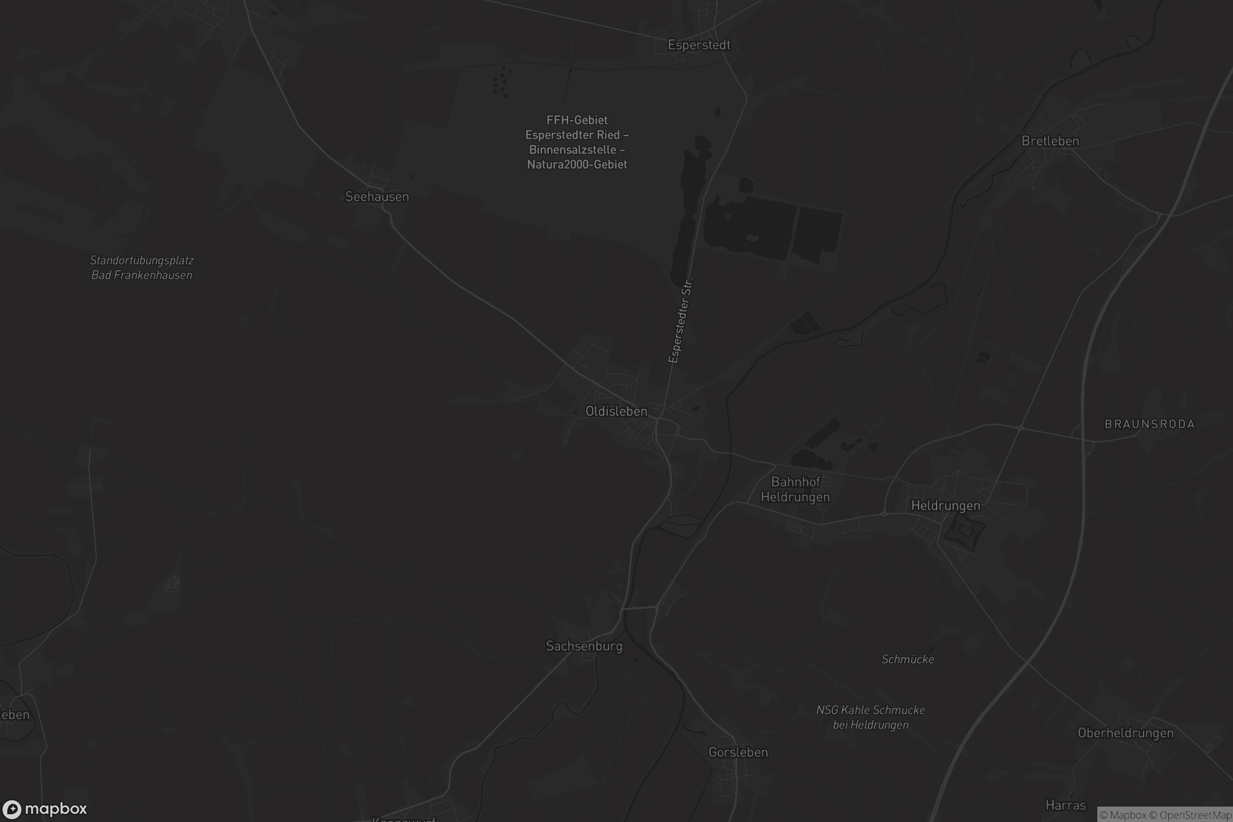 Karte von Oldisleben