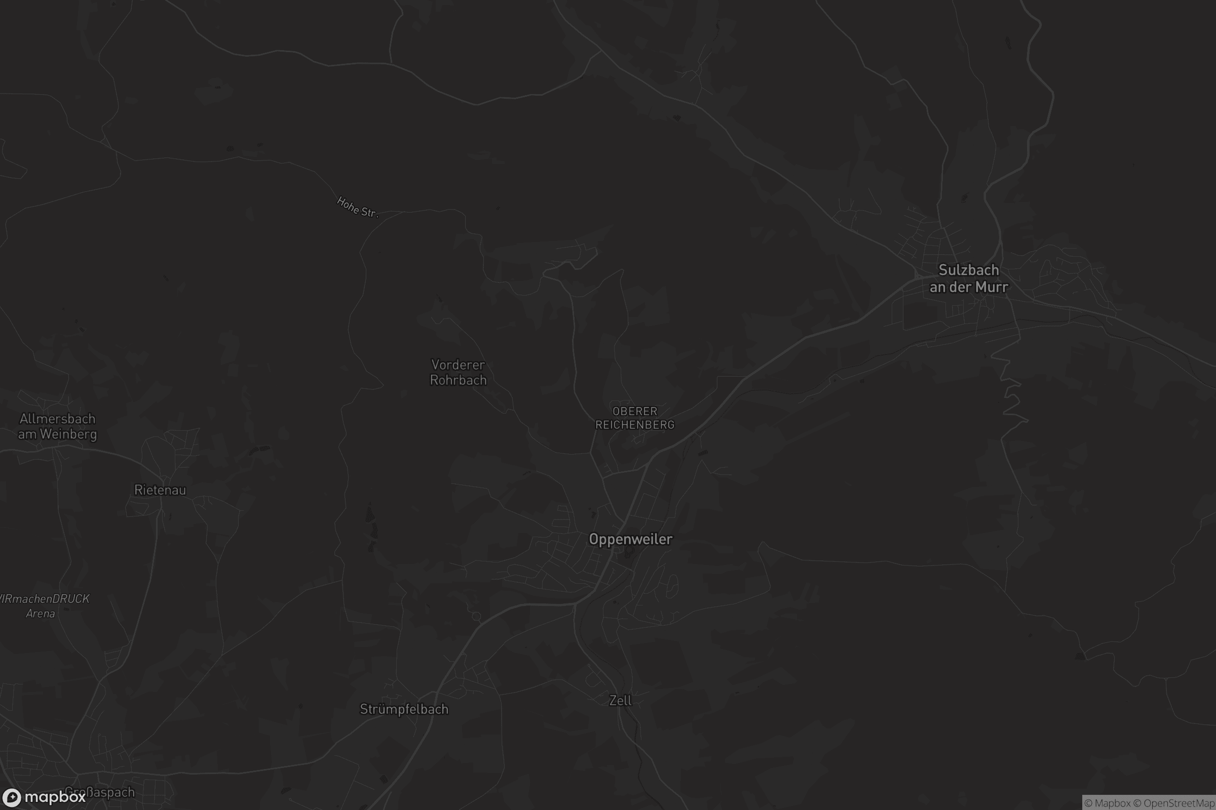 Karte von Oppenweiler