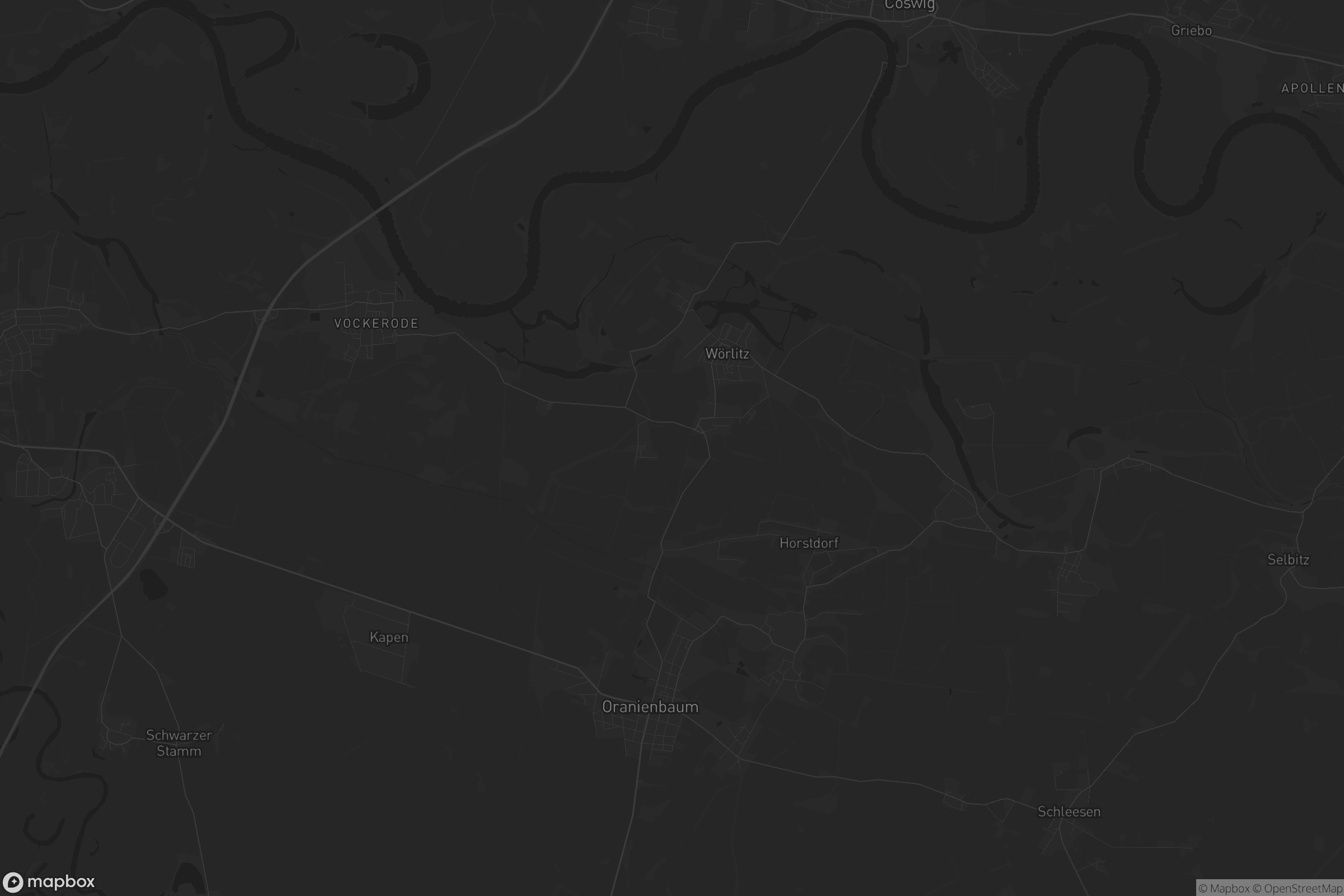 Karte von Oranienbaum-Wörlitz