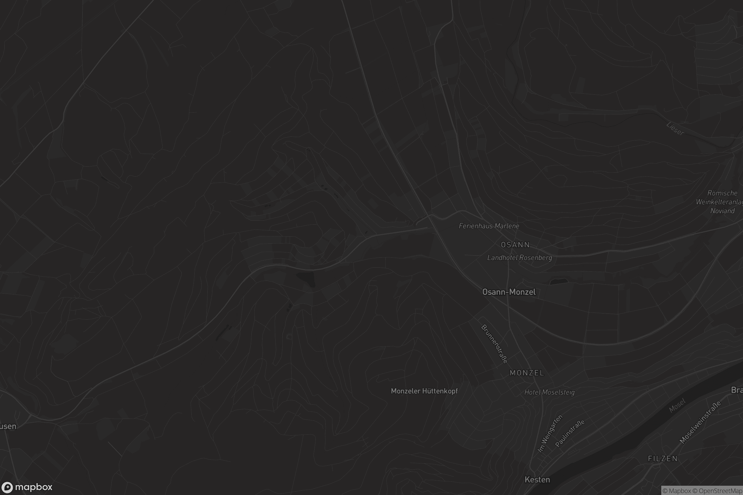 Karte von Osann-Monzel