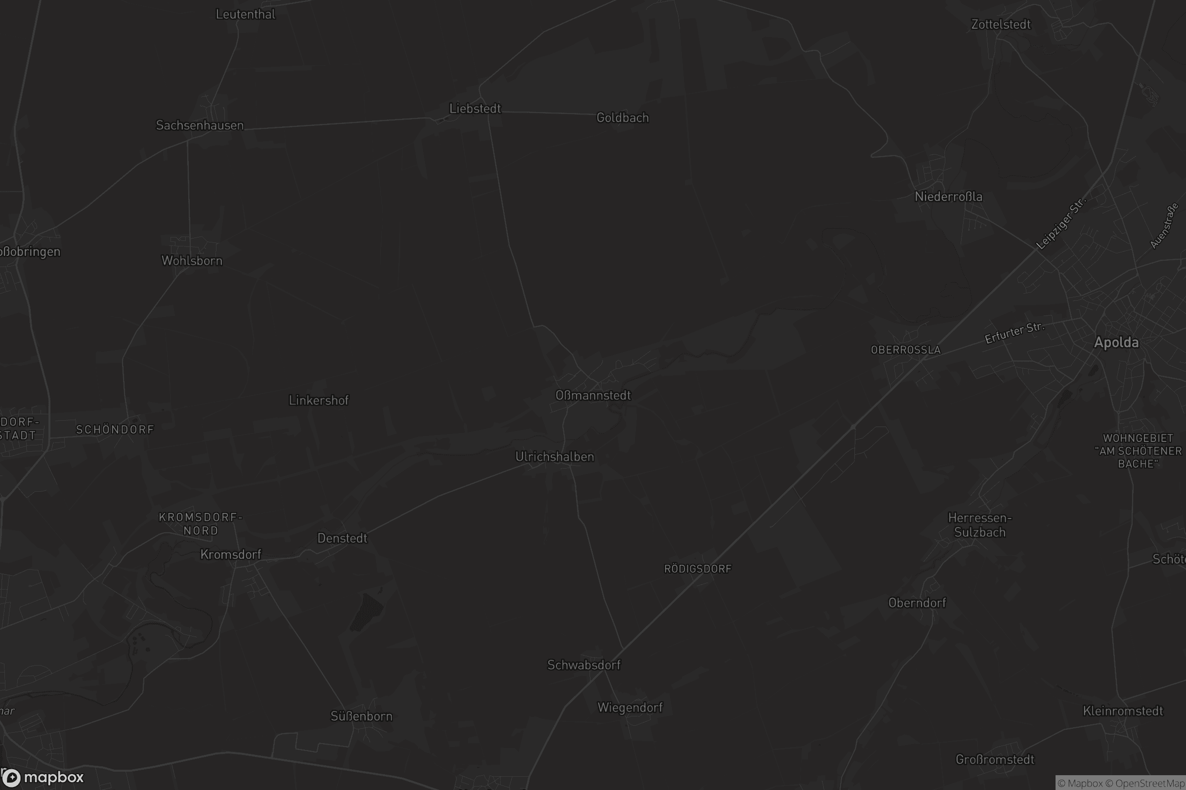 Karte von Oßmannstedt