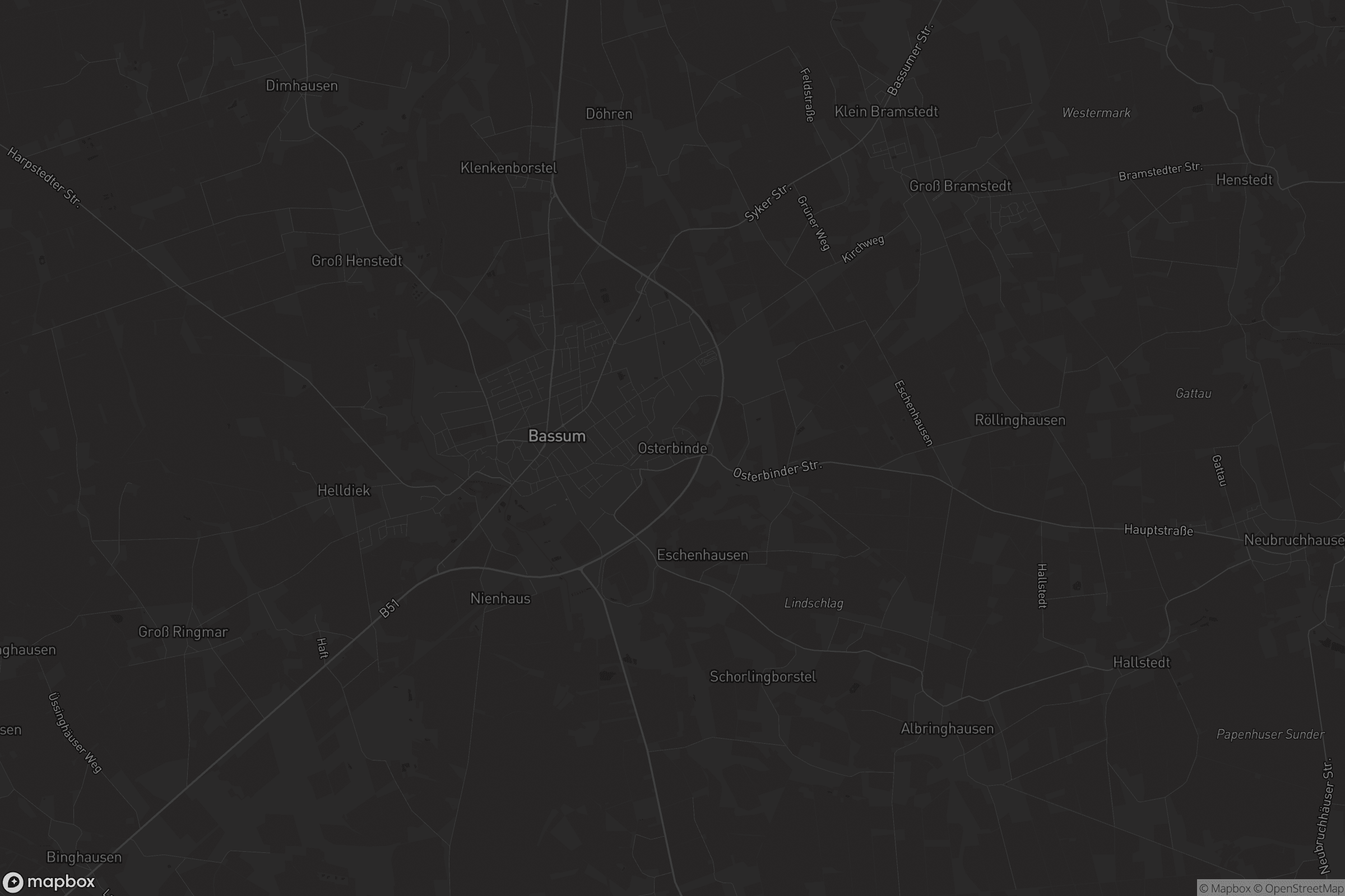 Karte von Osterbinde