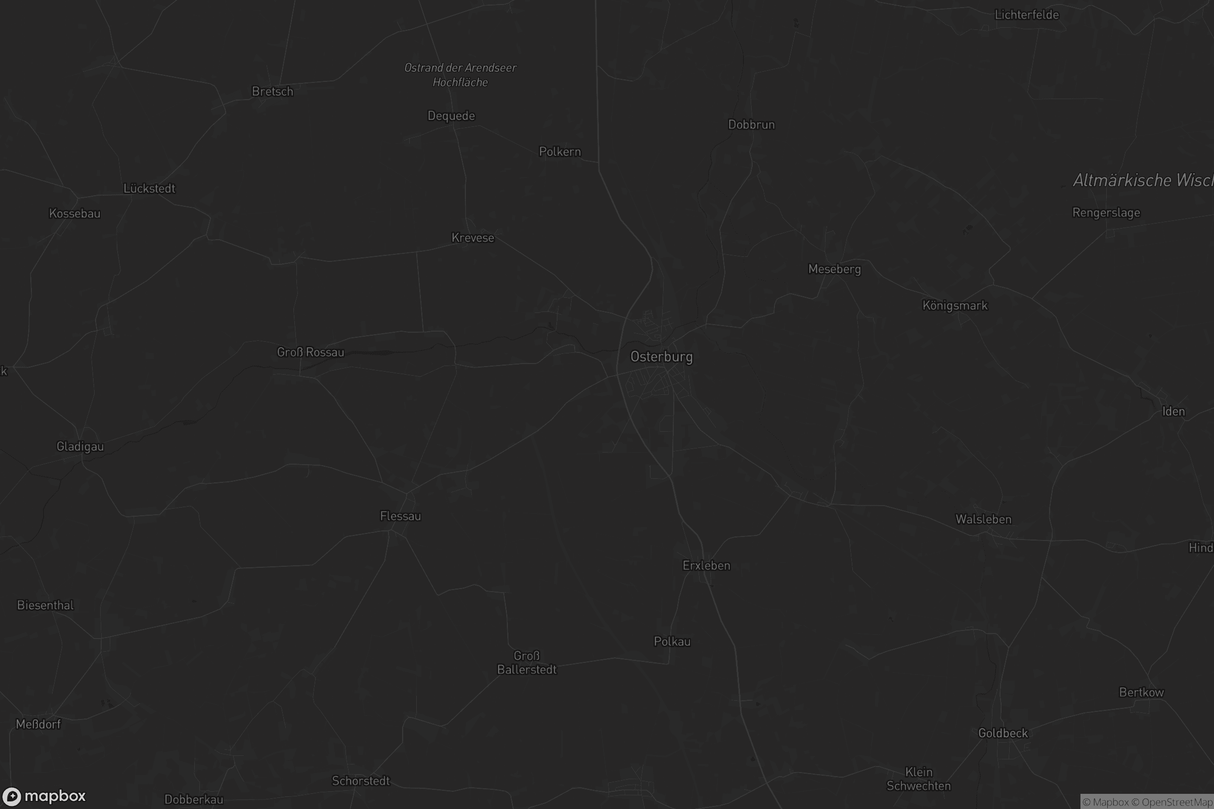 Karte von Osterburg (Altmark)