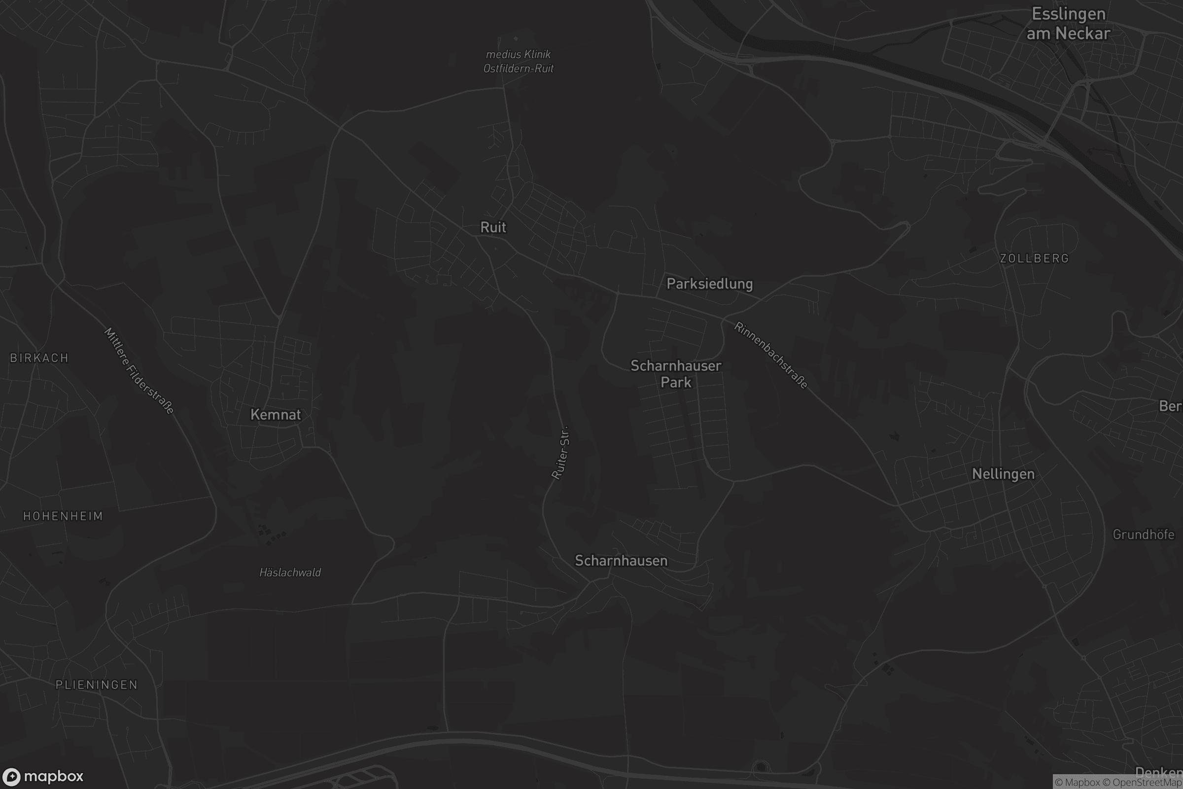 Karte von Ostfildern