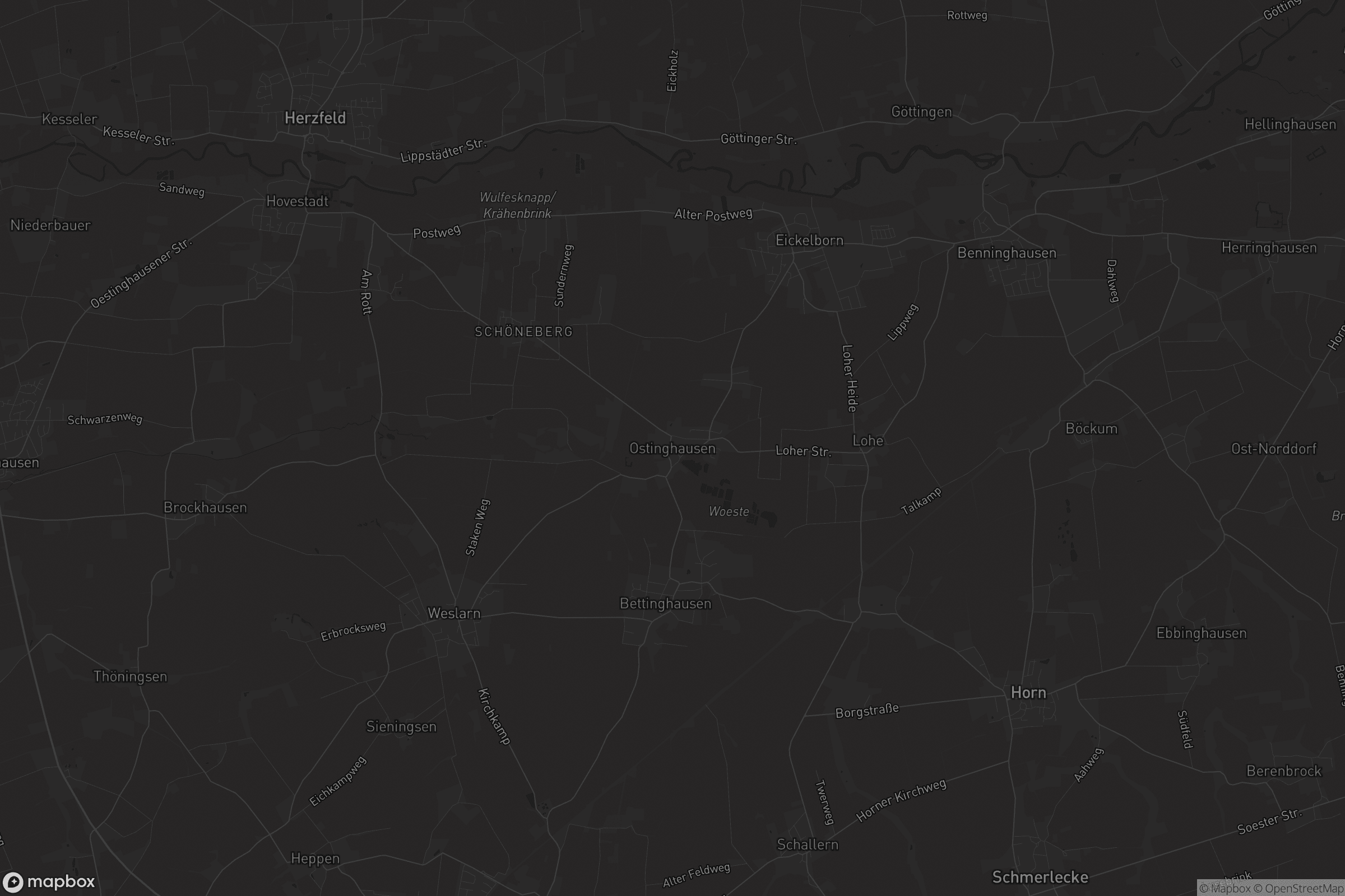 Karte von Ostinghausen