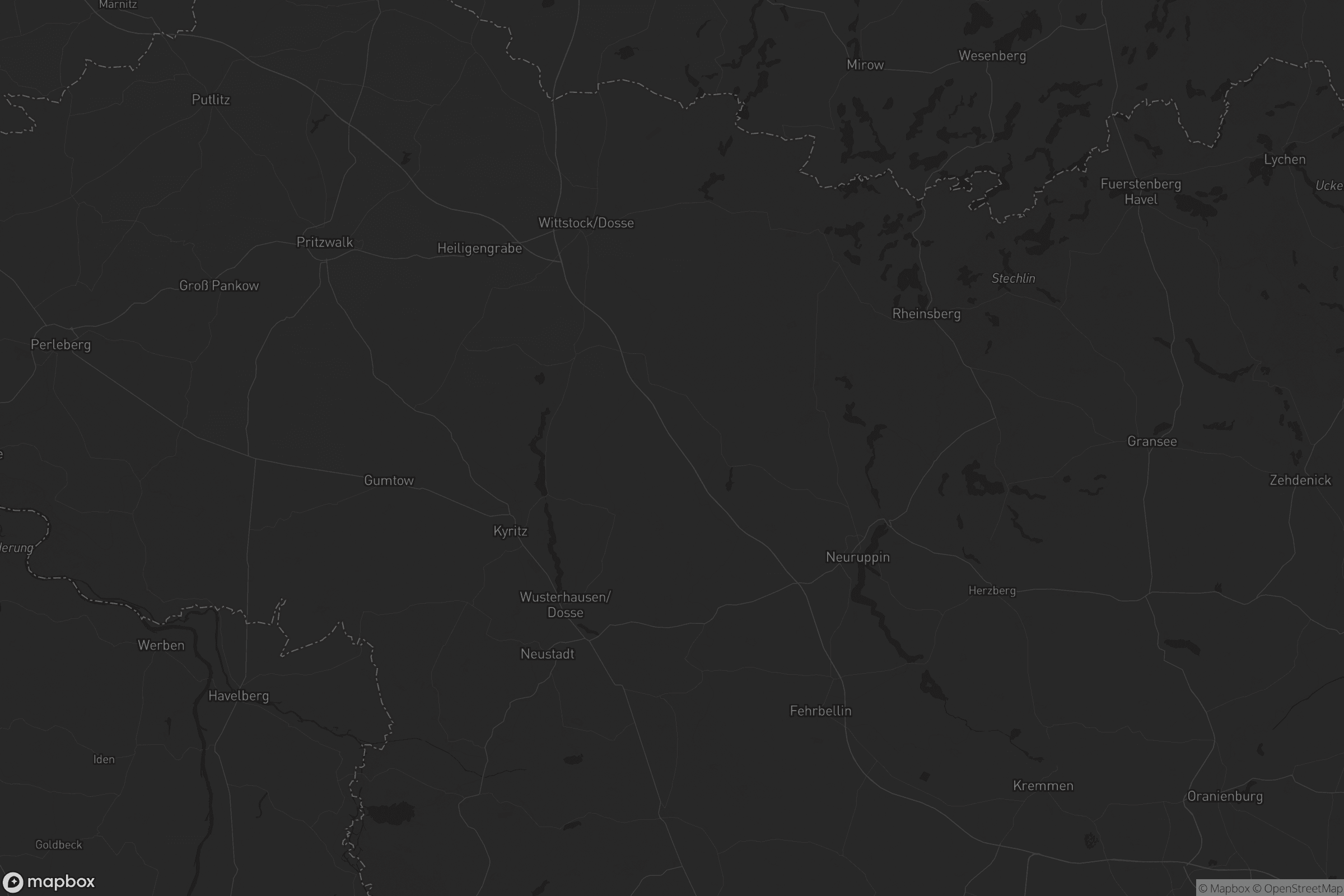 Karte von Ostprignitz-Ruppin