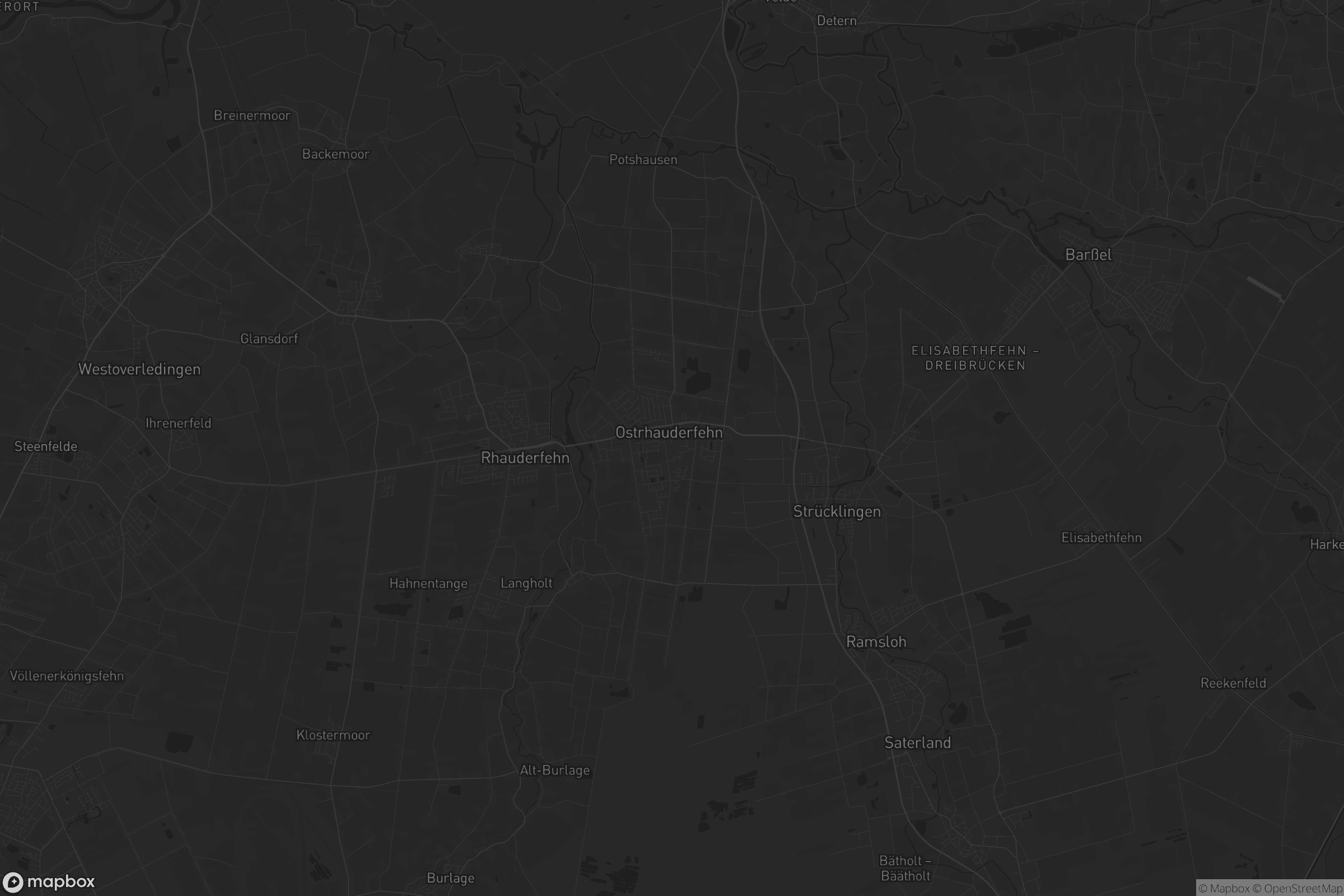 Karte von Ostrhauderfehn