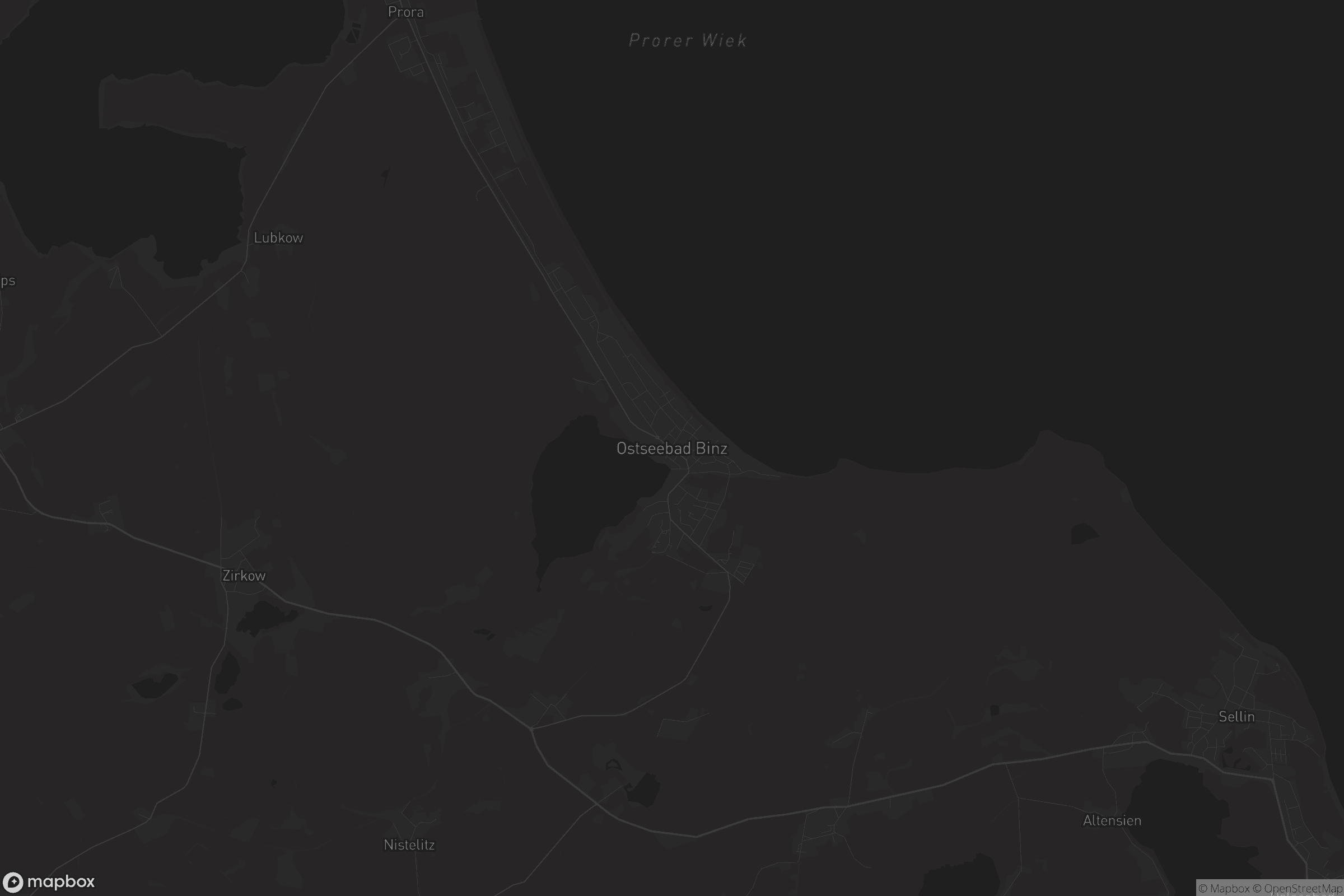 Karte von Ostseebad Binz