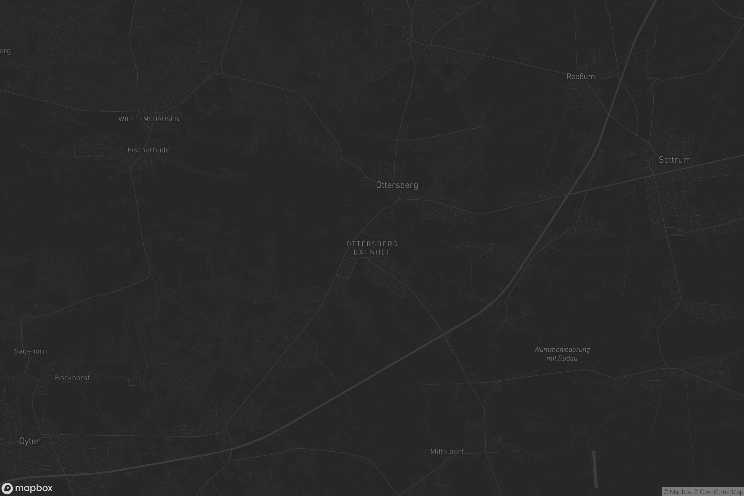 Karte von Ottersberg Bahnhof